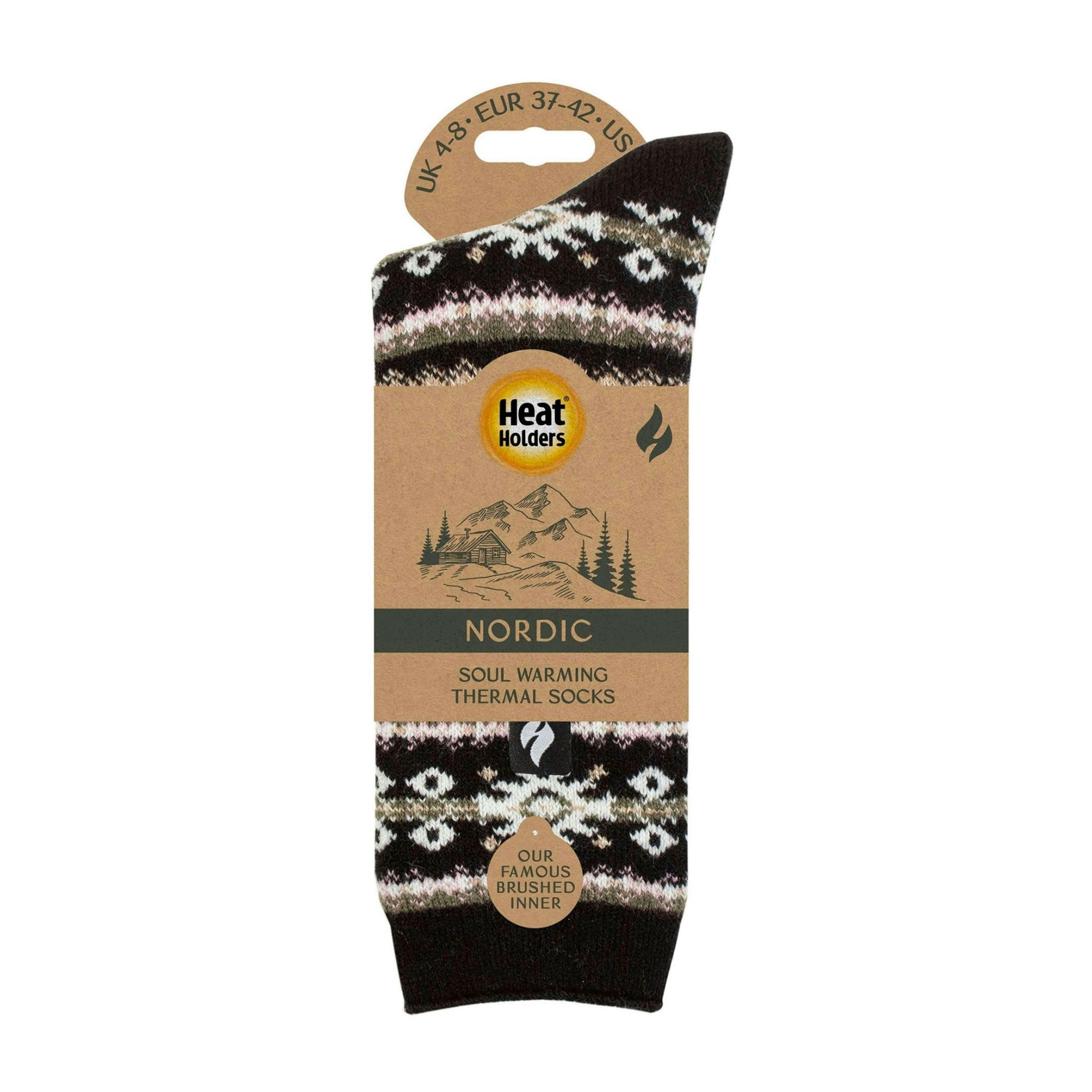 Lightweight Nordic Thermal Socks for Women - Winter Comfort , view 2 of 5