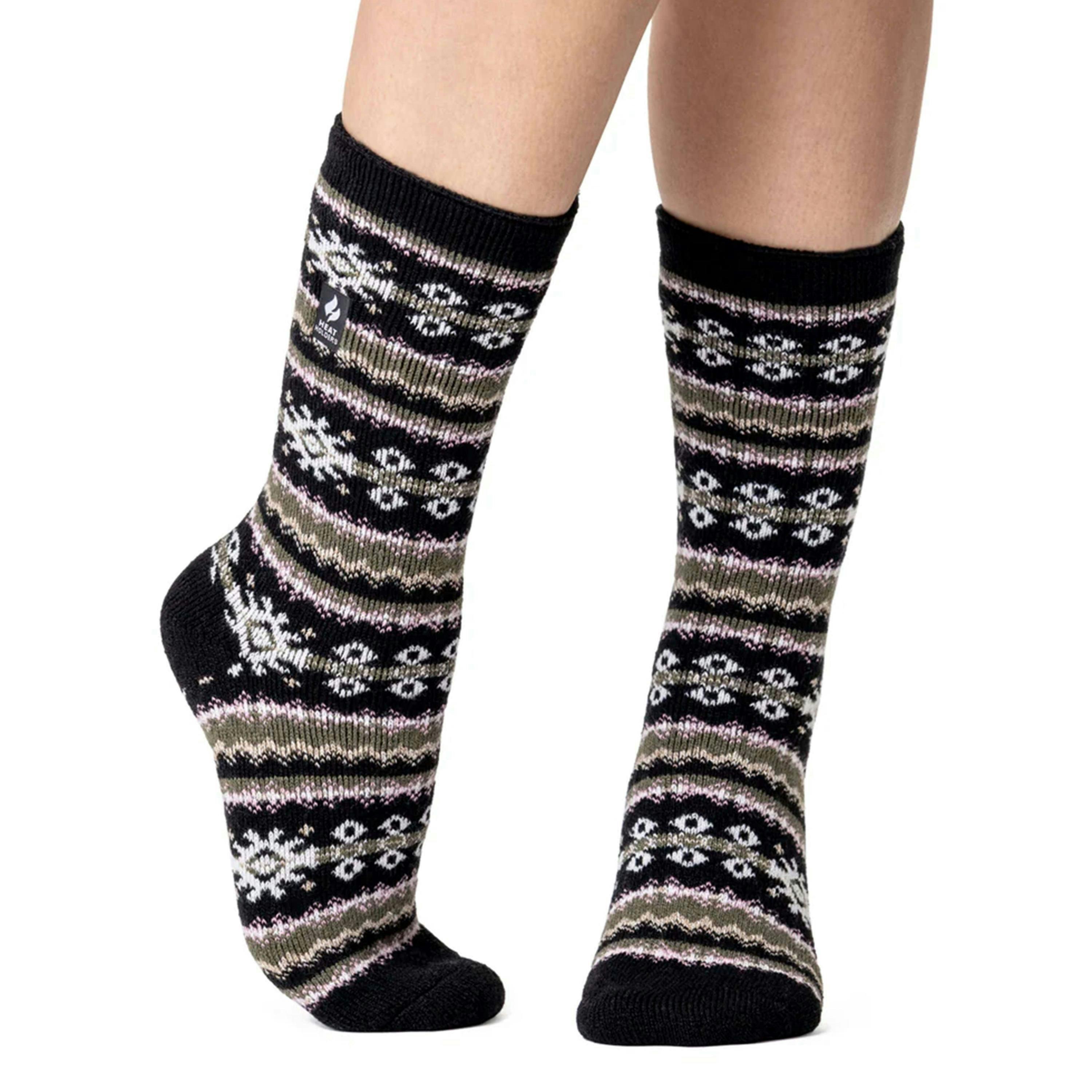 Lightweight Nordic Thermal Socks for Women - Winter Comfort , view 3 of 5