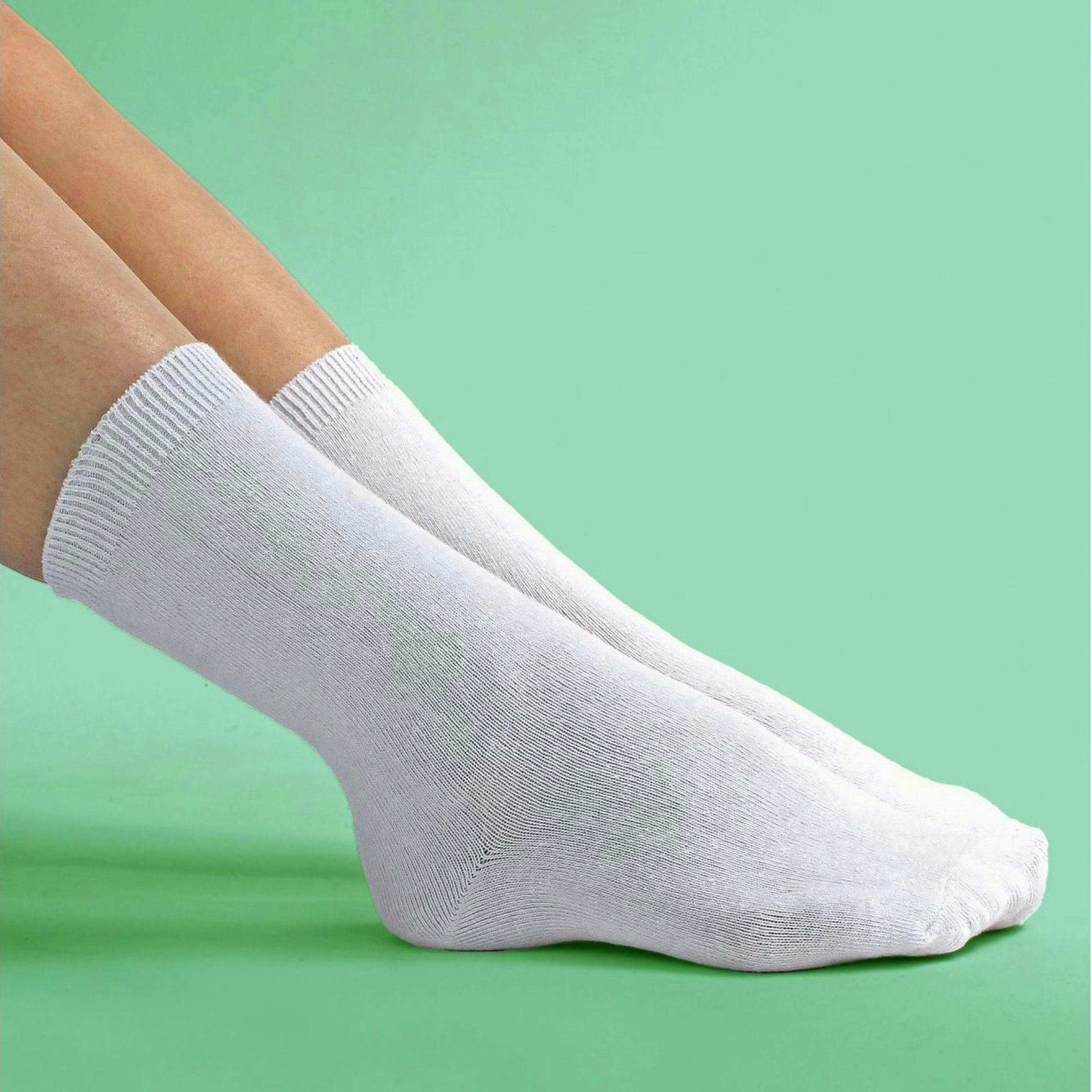 24 Pair Multipack Kids Plain School Socks , view 4 of 5