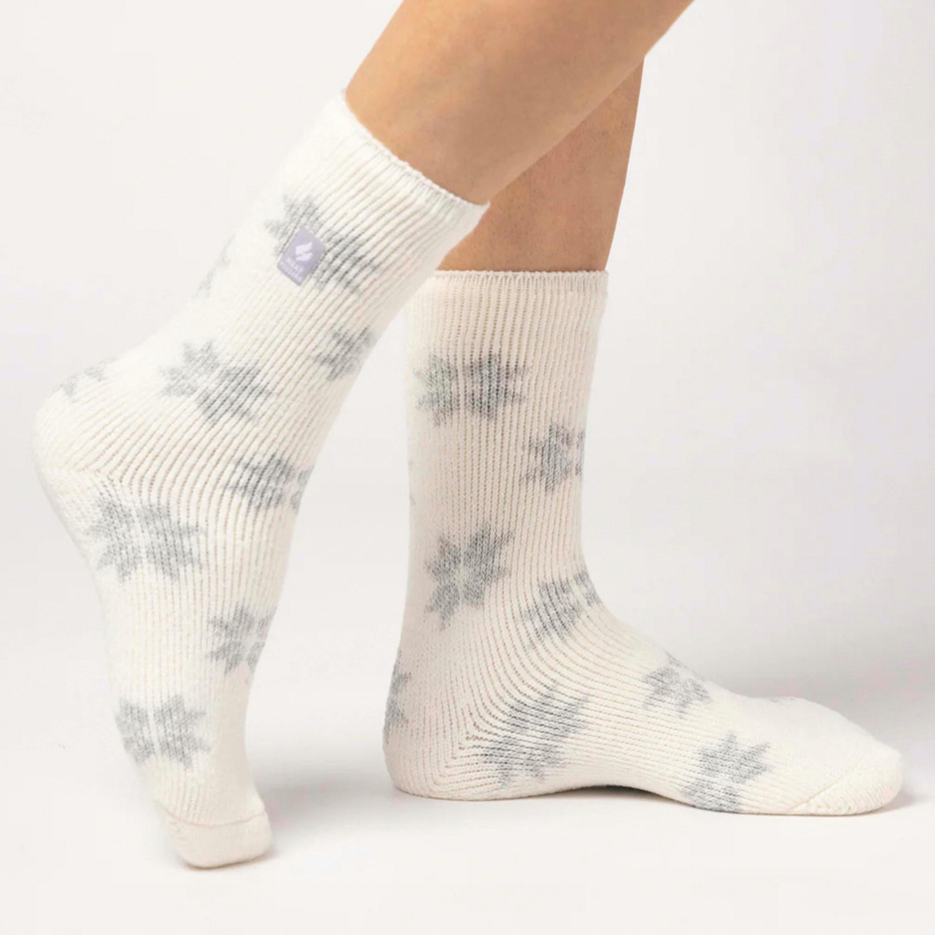 Ladies Jacquard Thermal Socks for Winter , view 3 of 3