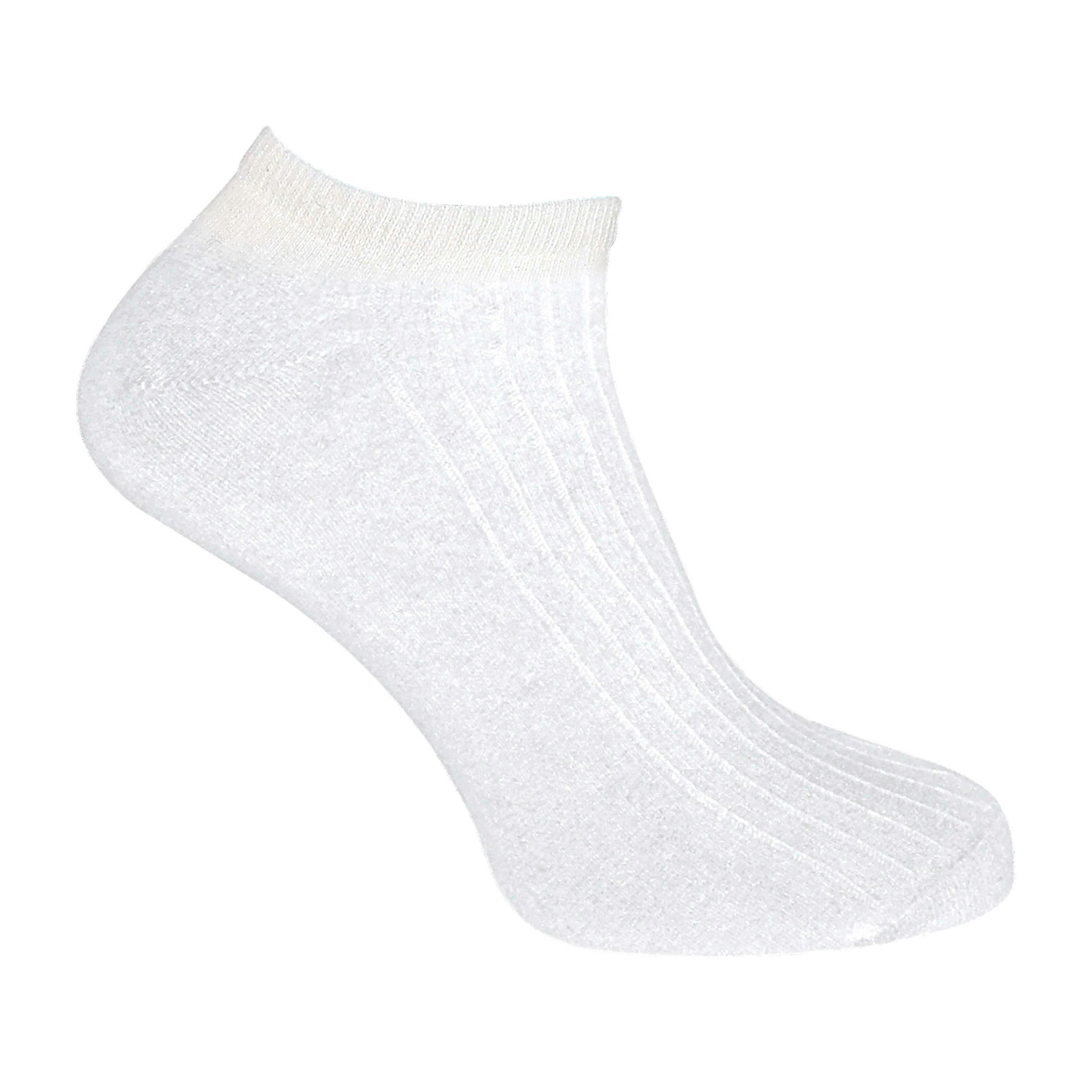 12 Pack Kids 100% Cotton Trainer Socks , view 5 of 5