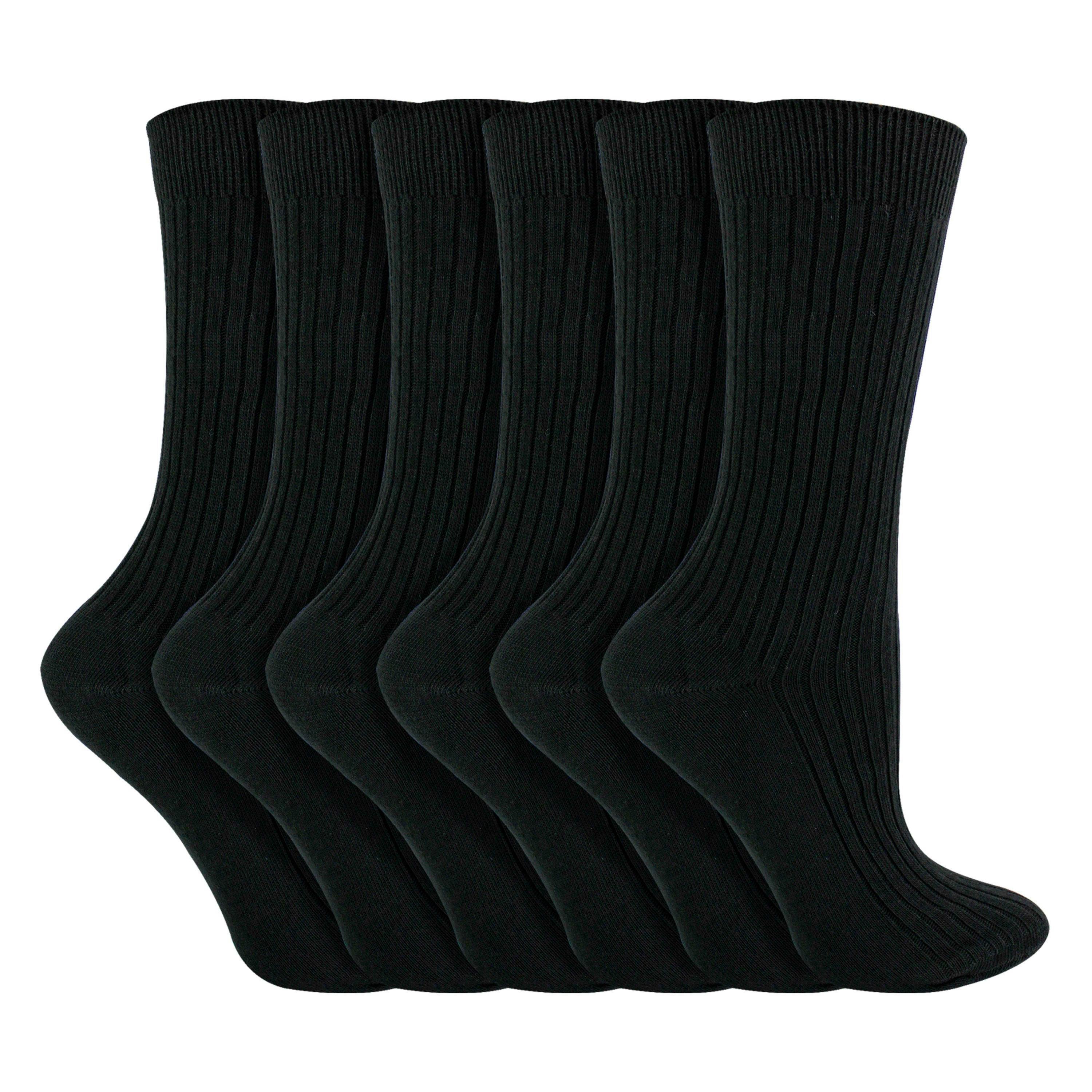 6 Pack Kids 100% Cotton Breathable Socks , view 3 of 5