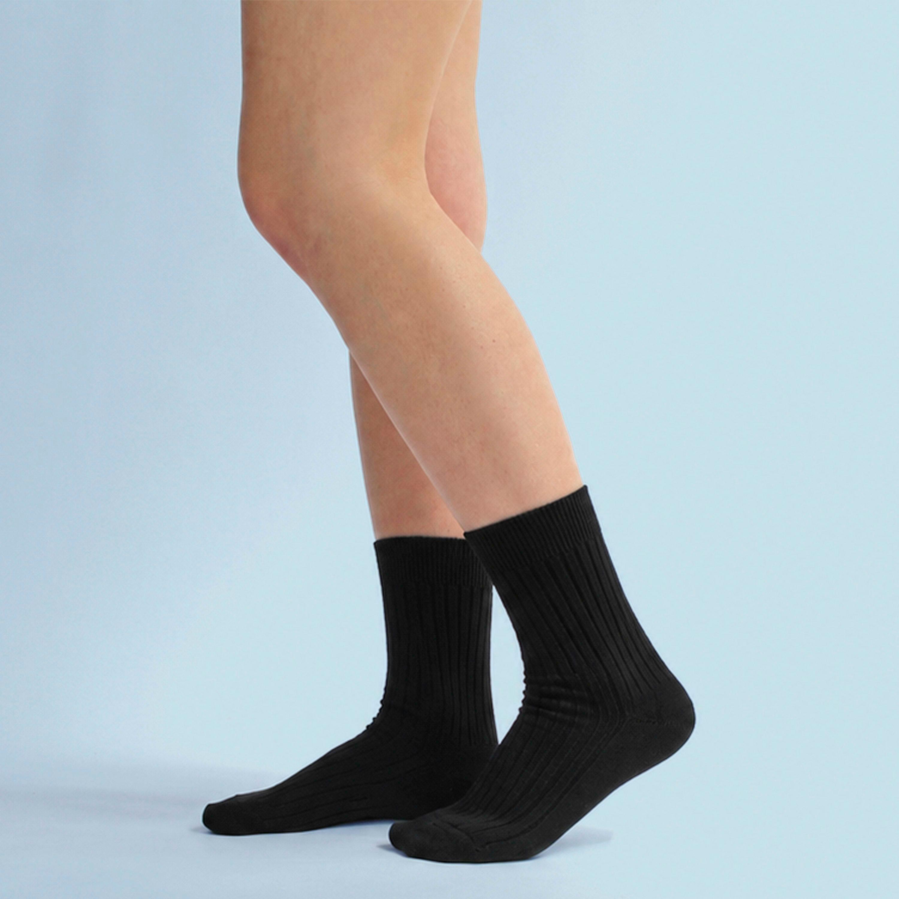 6 Pack Kids 100% Cotton Breathable Socks , view 4 of 5