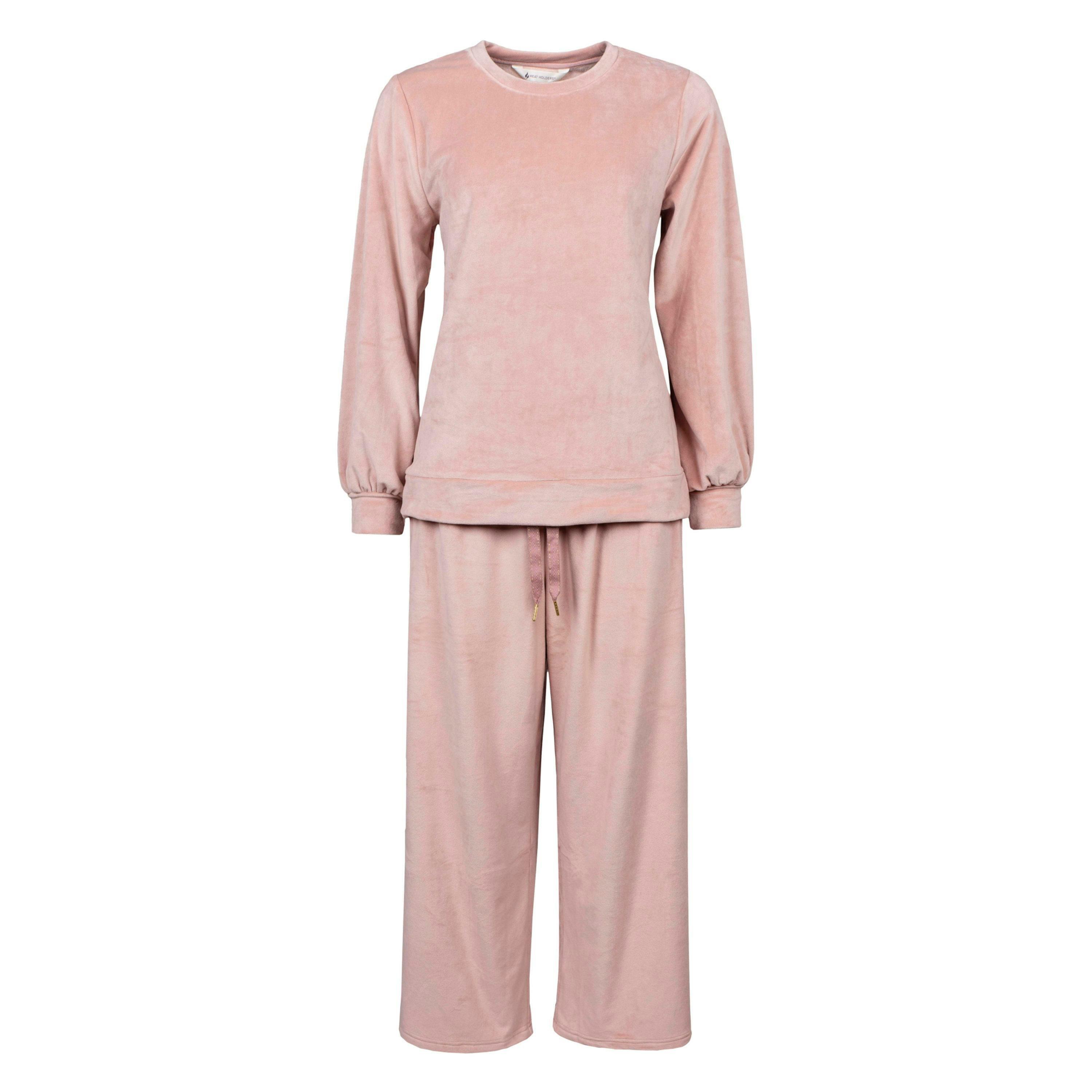 Ladies Winter Loungewear Comfy Set | Soul Warming Thermal Pink Pyjama Set , view 1 of 5