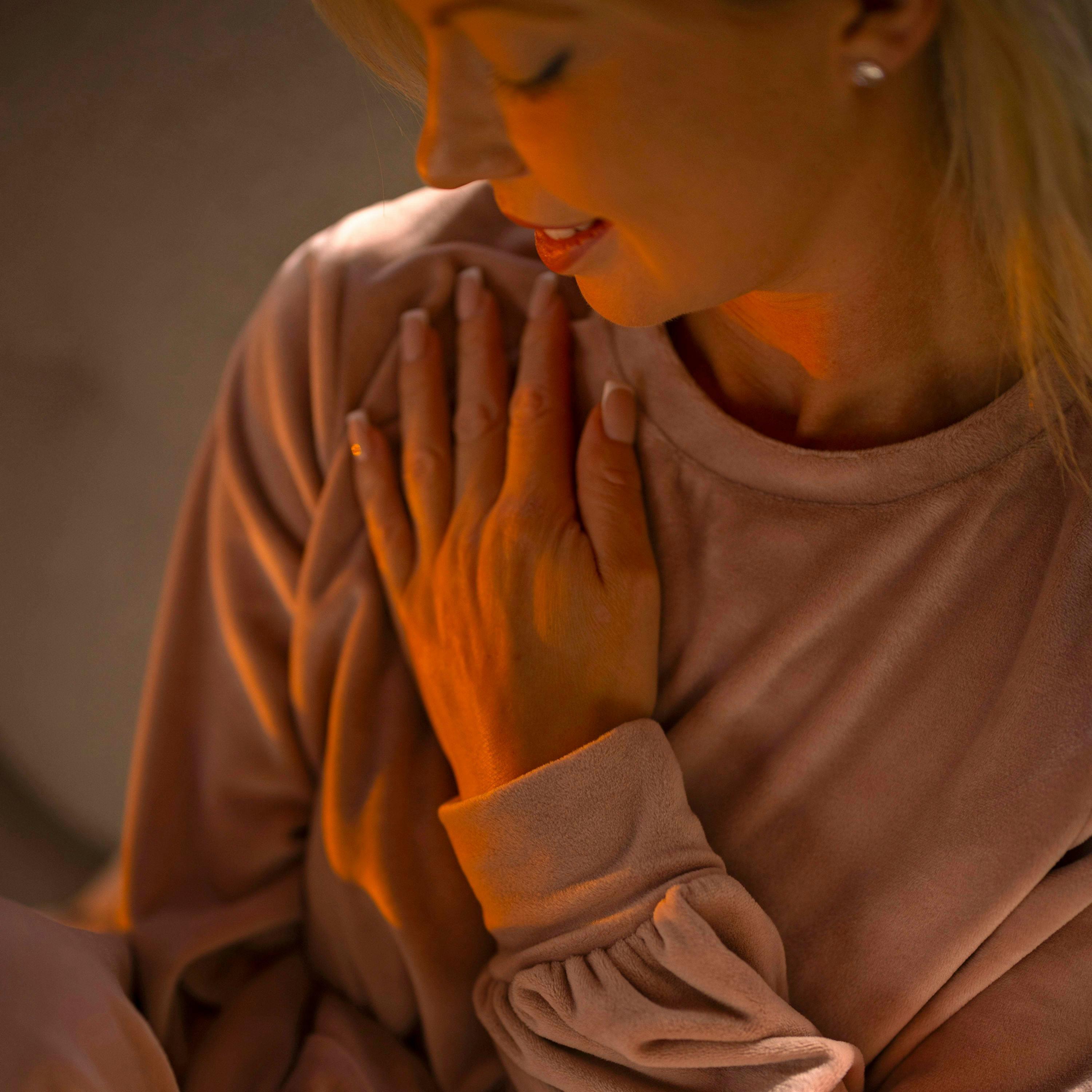 Ladies Winter Loungewear Comfy Set | Soul Warming Thermal Pink Pyjama Set , view 3 of 5