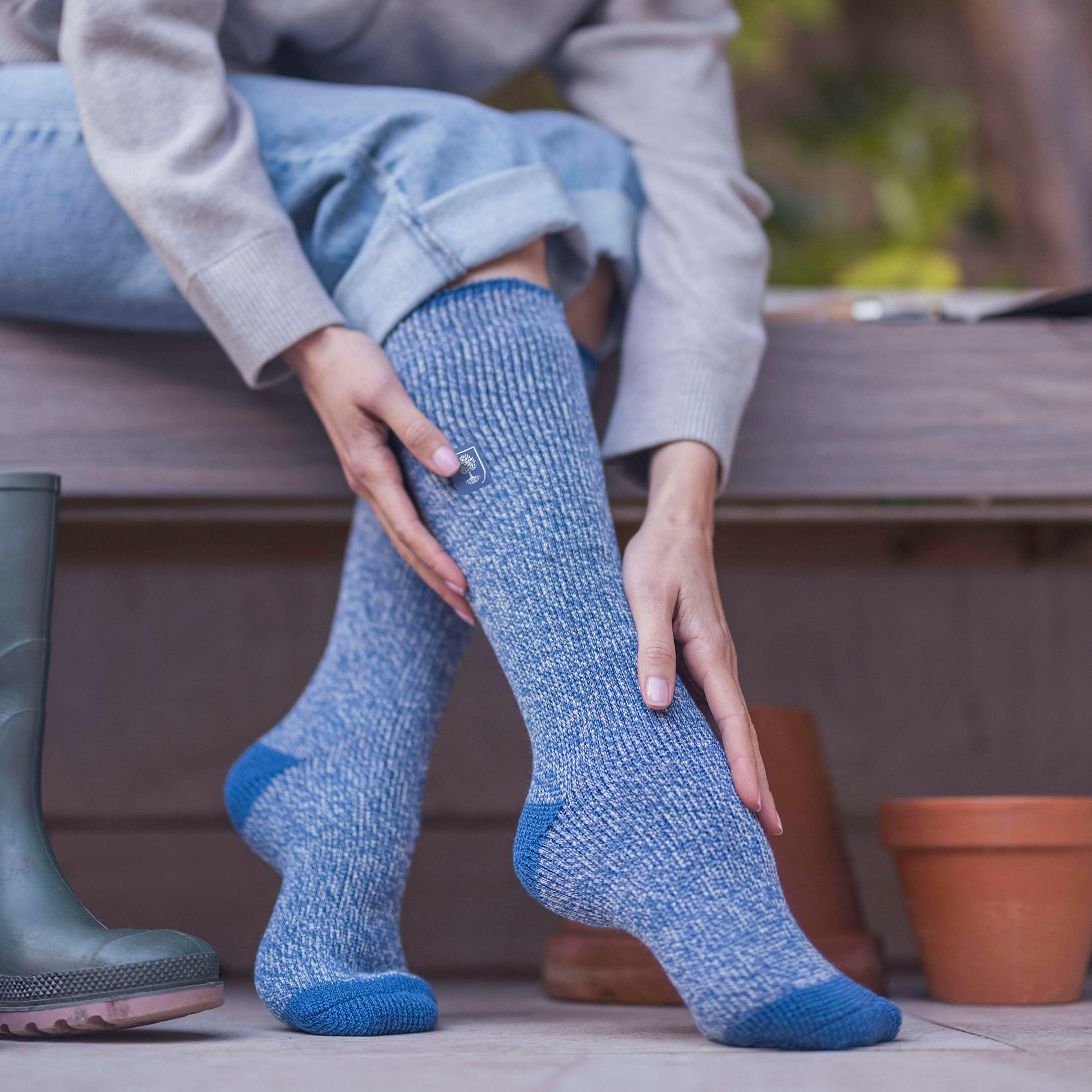 Womens Thermal Welly Socks | Long Knee High Thick Boot Socks , view 3 of 3