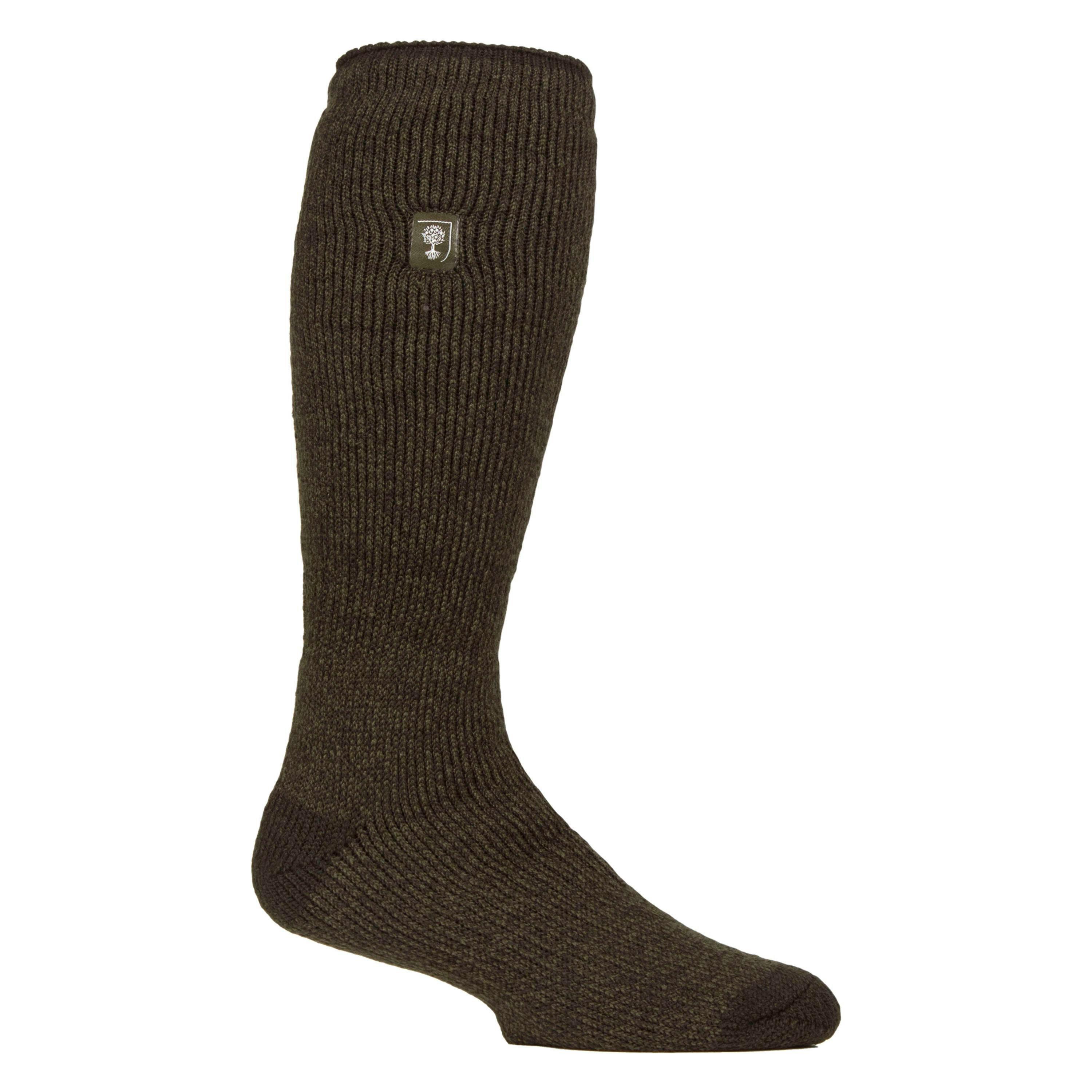 Mens Long Knee High Thermal Wellington Boot Socks , view 1 of 5