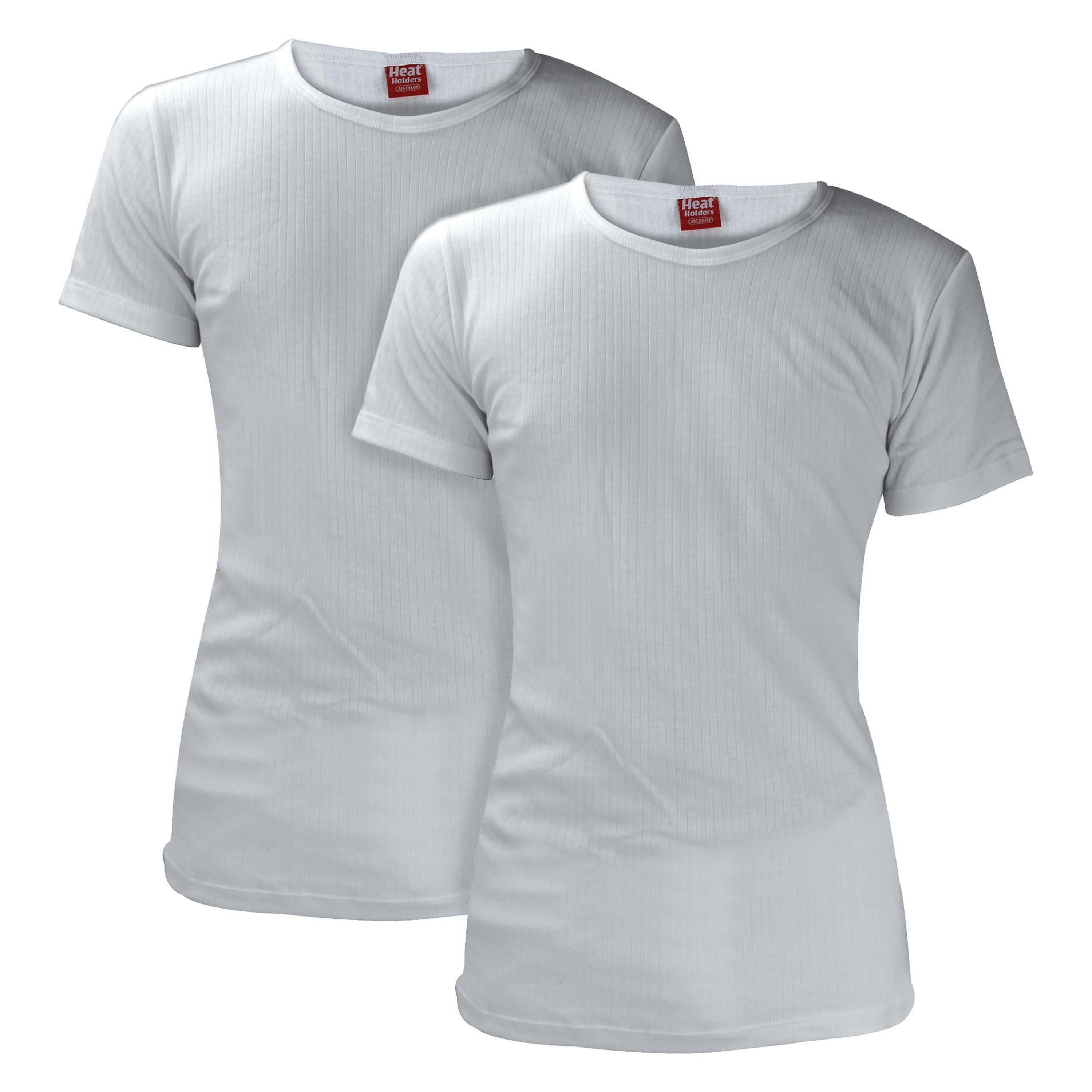 2 Pack Mens Short Sleeve Thermal Top for Winter , view 1 of 5