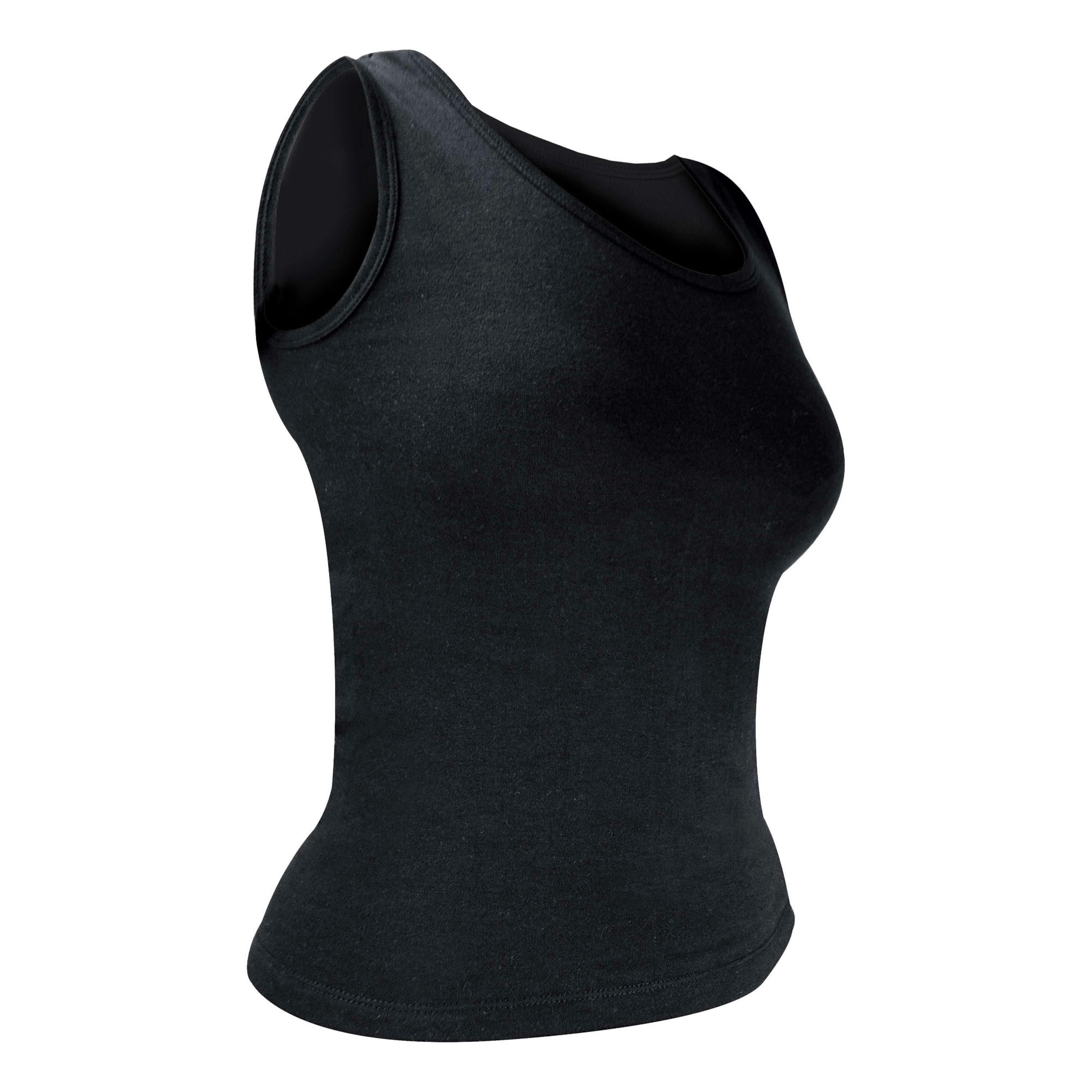 2 Pack Ladies Thermal Sleeveless Top for Winter , view 3 of 5