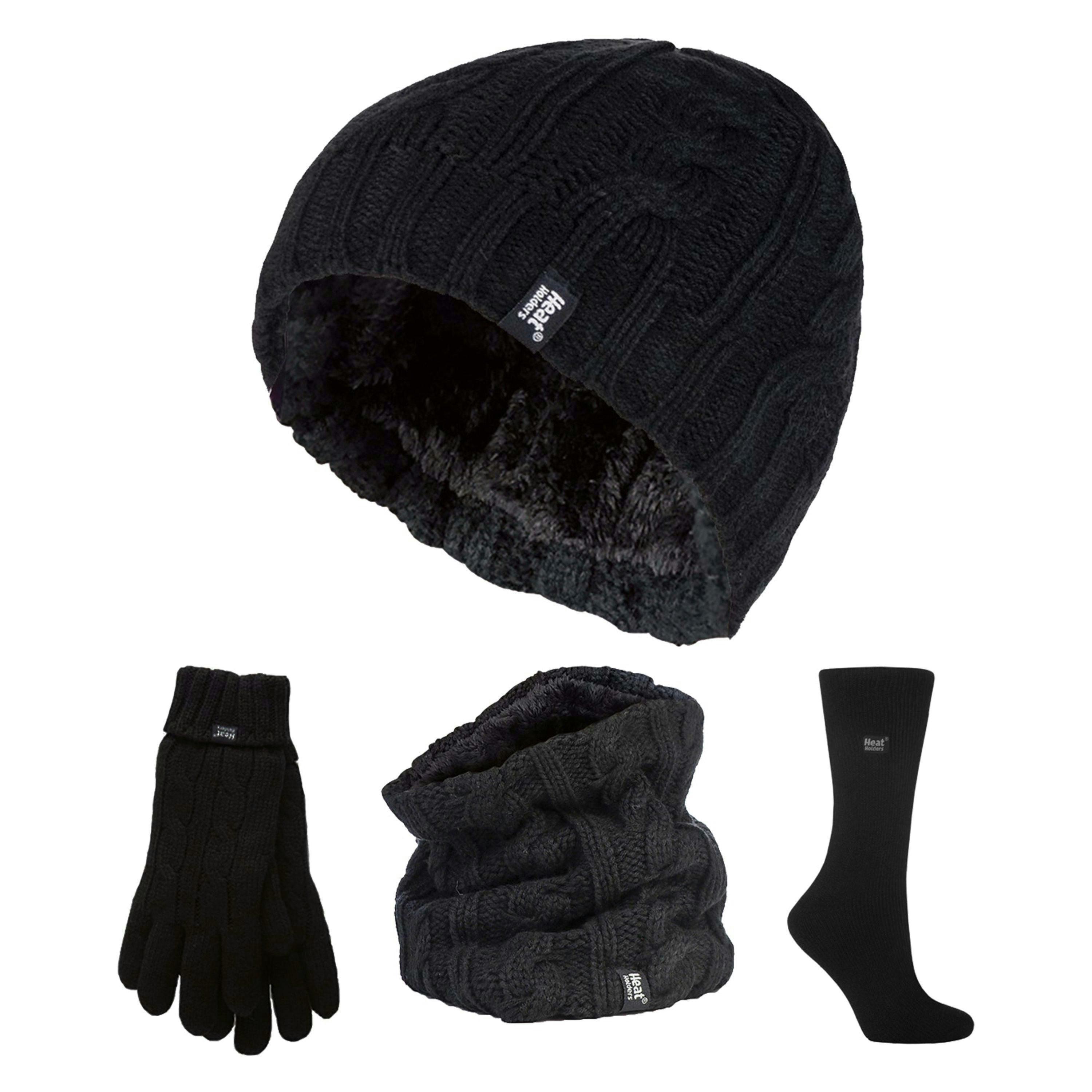 Ladies Thermal Winter Set - Hat, Gloves, Neckwarmer & Twist Socks , view 1 of 5
