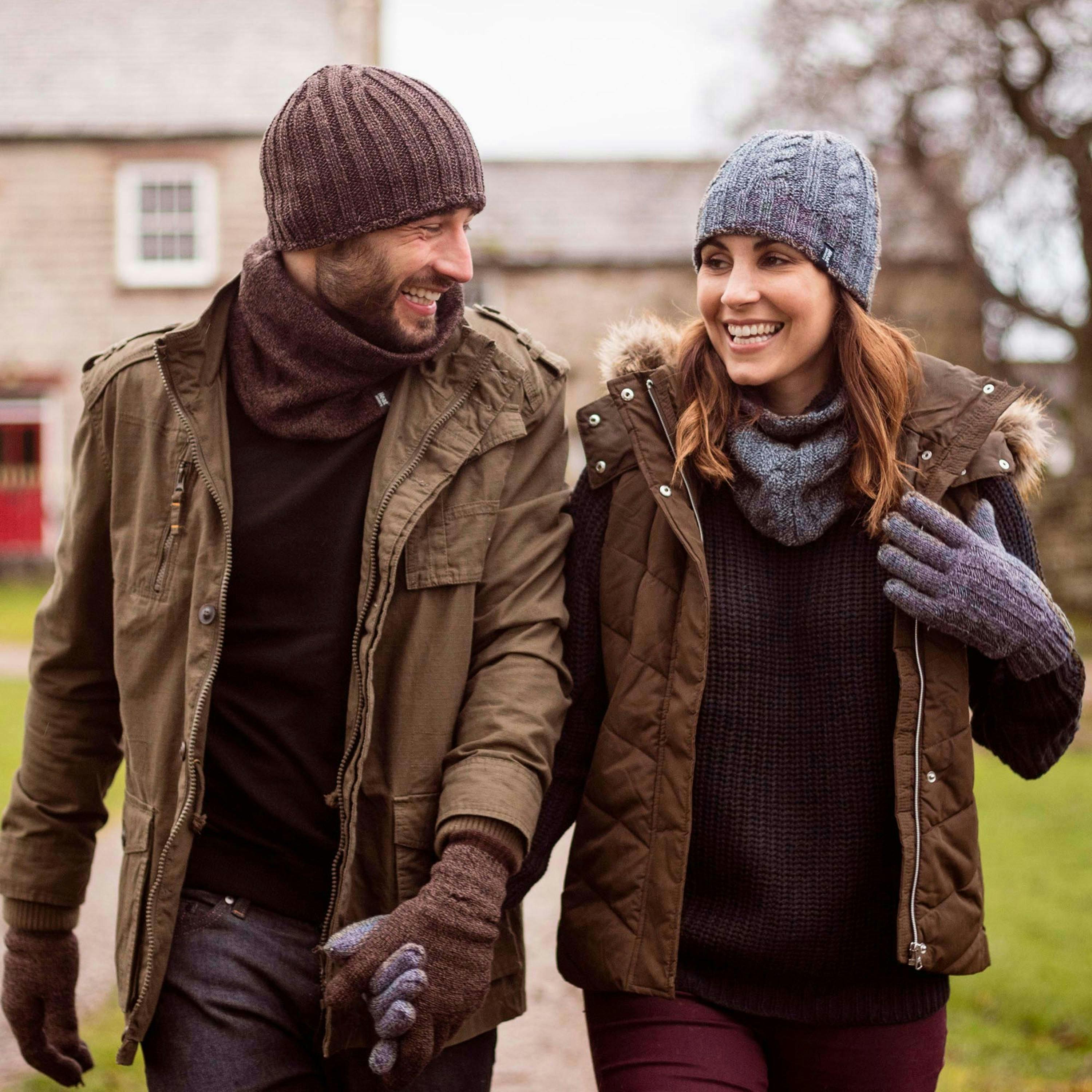 Ladies Thermal Winter Set - Hat, Gloves, Neckwarmer & Twist Socks , view 4 of 5