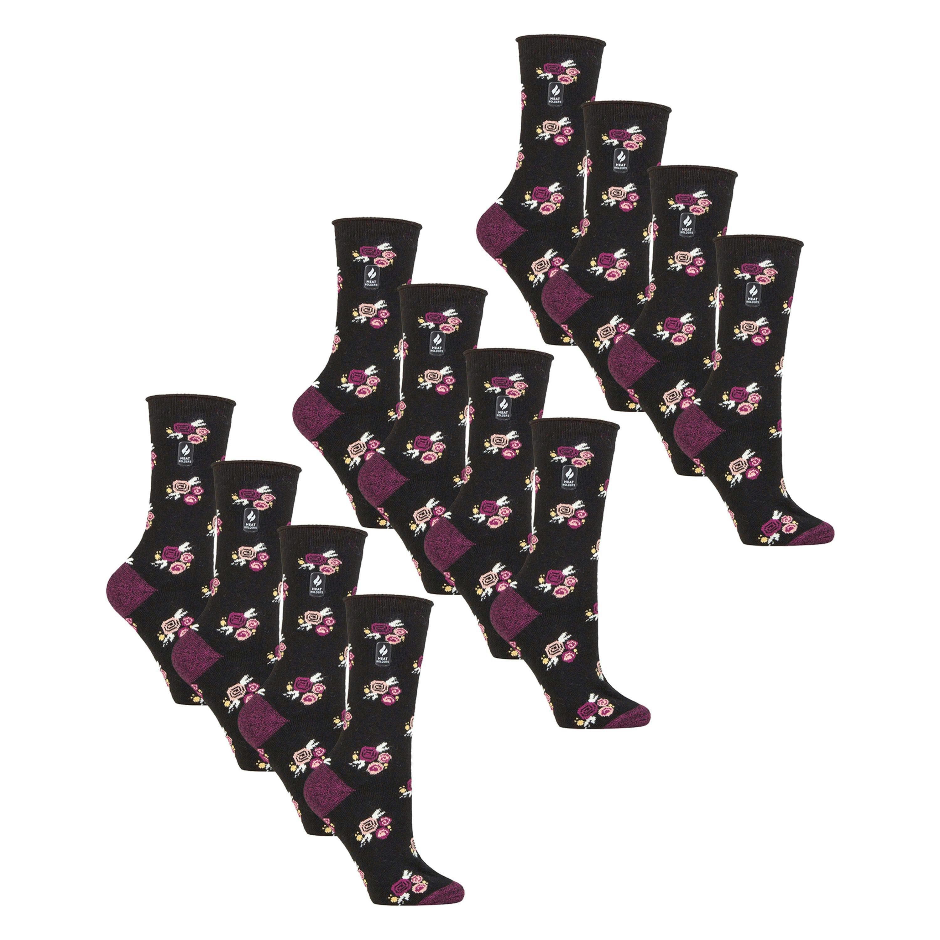 12 Pairs Ladies Ultra Lite Soft Thermal Socks , view 1 of 4