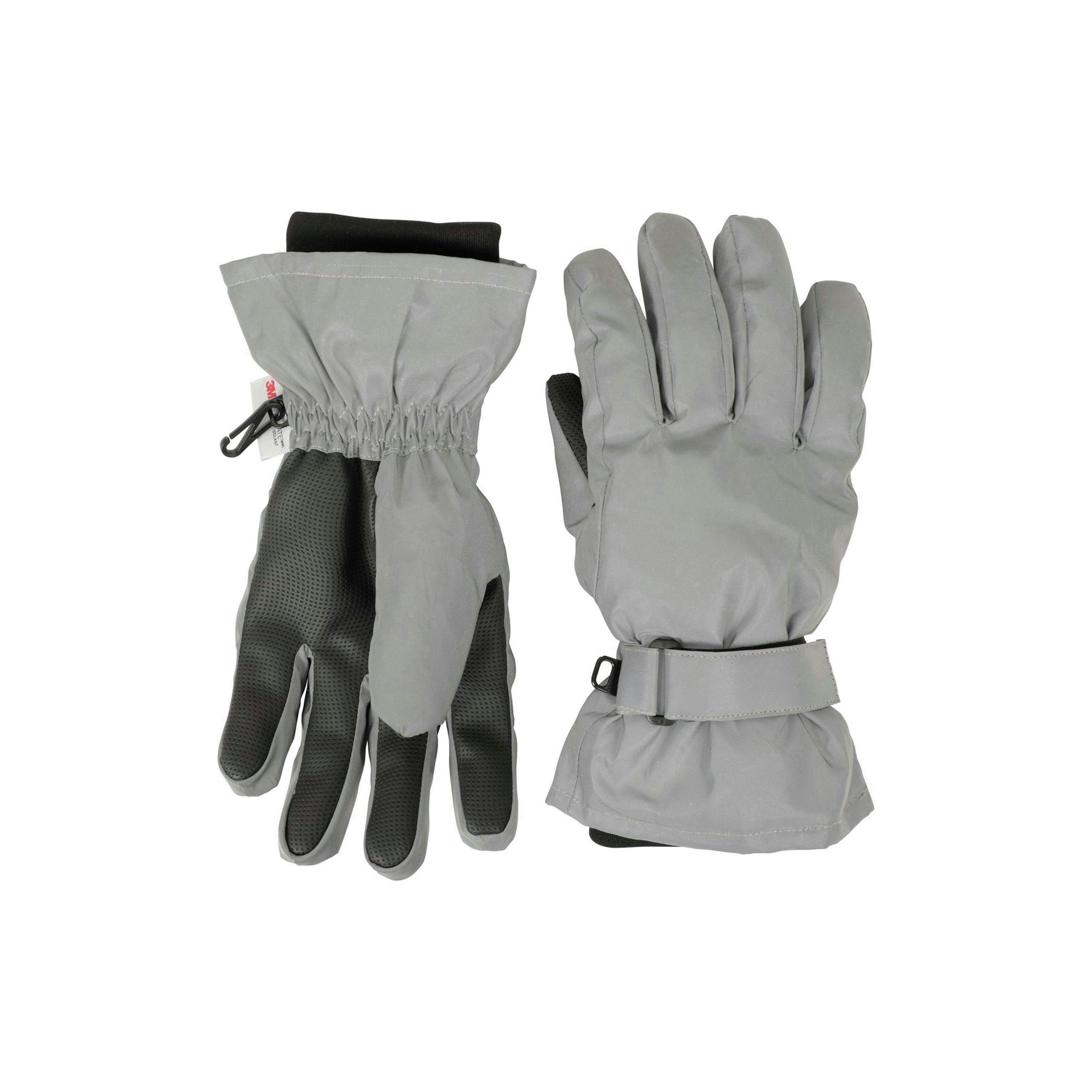 Mountain Warehouse Childrens/Kids Reflective Winter Gloves , view 3 of 4