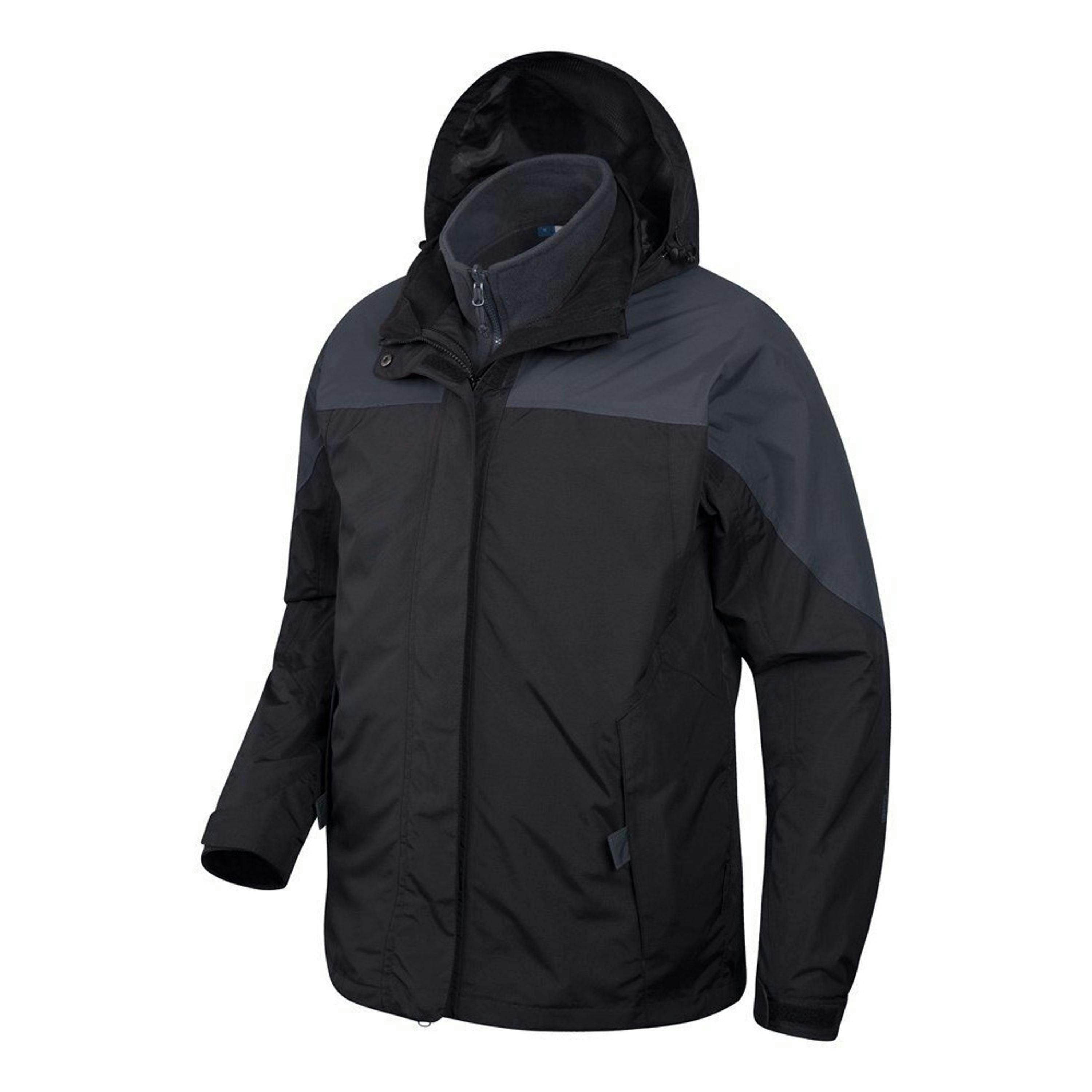 Mountain Warehouse Mens Storm 3 in 1 Waterproof Jacket , view 2 of 5