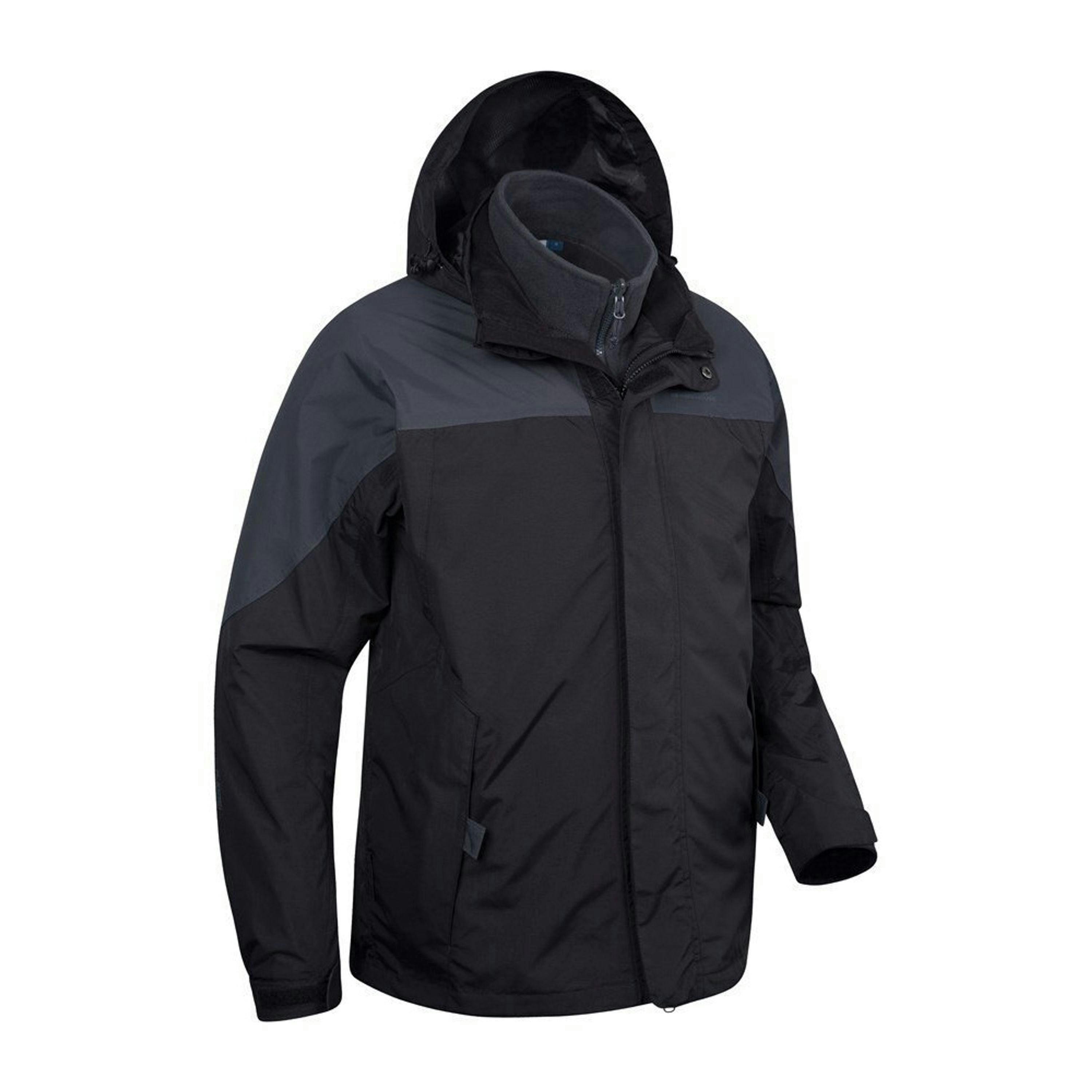 Mountain Warehouse Mens Storm 3 in 1 Waterproof Jacket , view 3 of 5