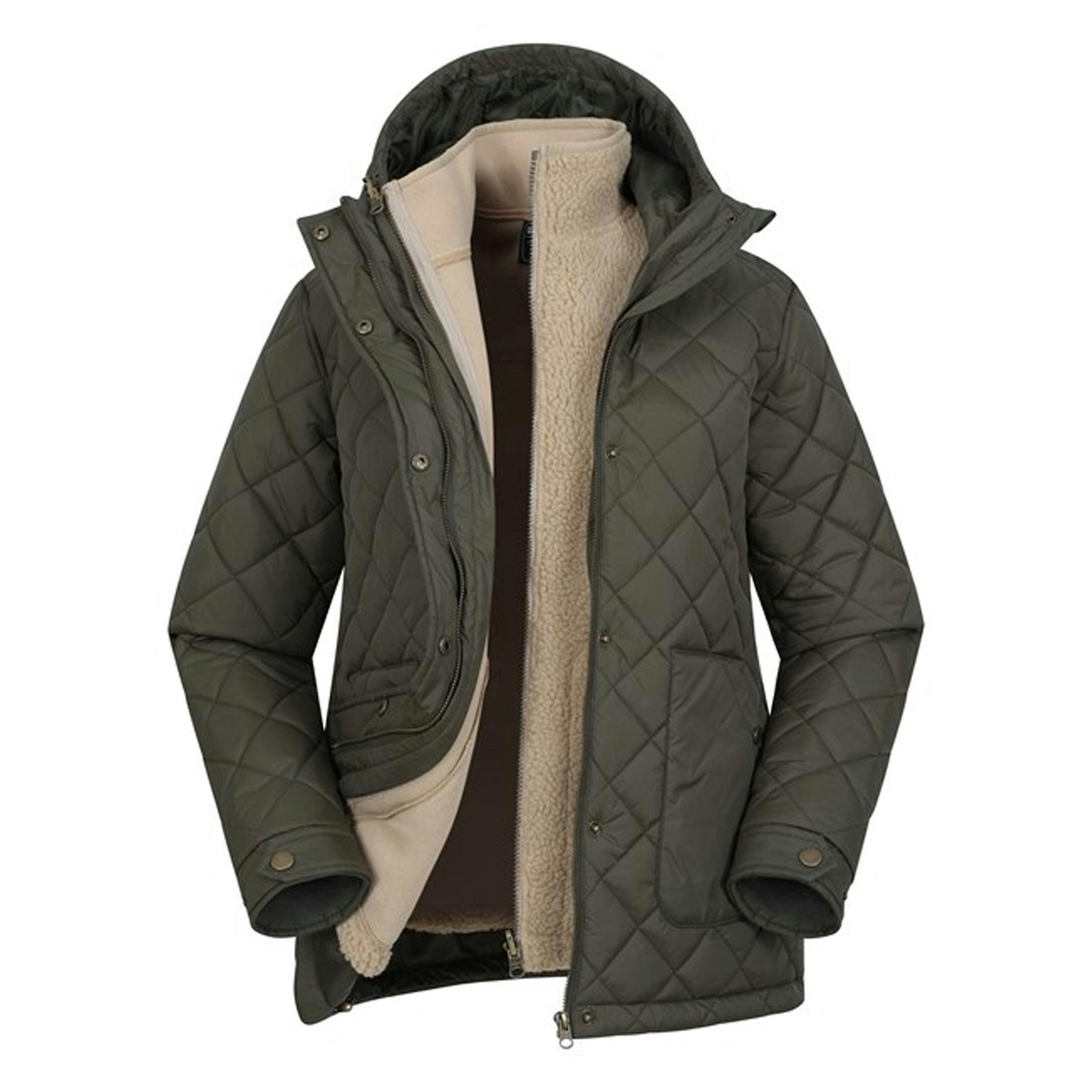 Mountain Warehouse Womens/Ladies Nebraskan Borg 3 in 1 Padded Jacket , view 1 of 4