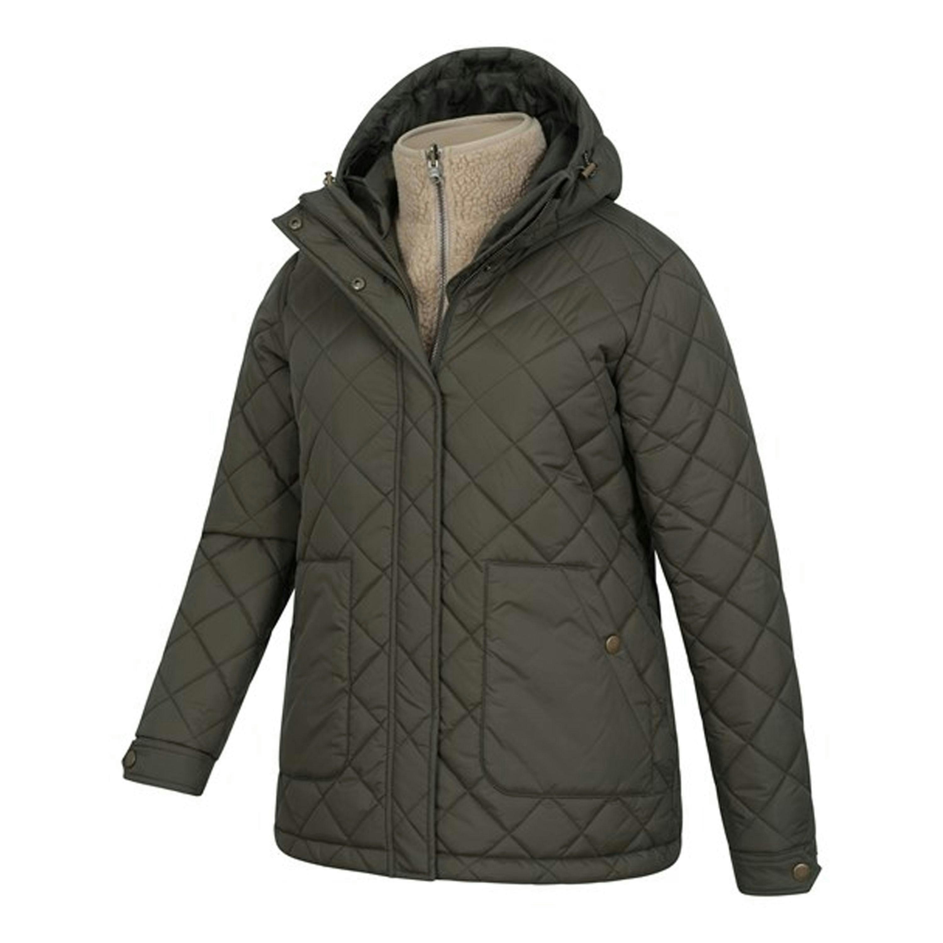 Mountain Warehouse Womens/Ladies Nebraskan Borg 3 in 1 Padded Jacket , view 3 of 5