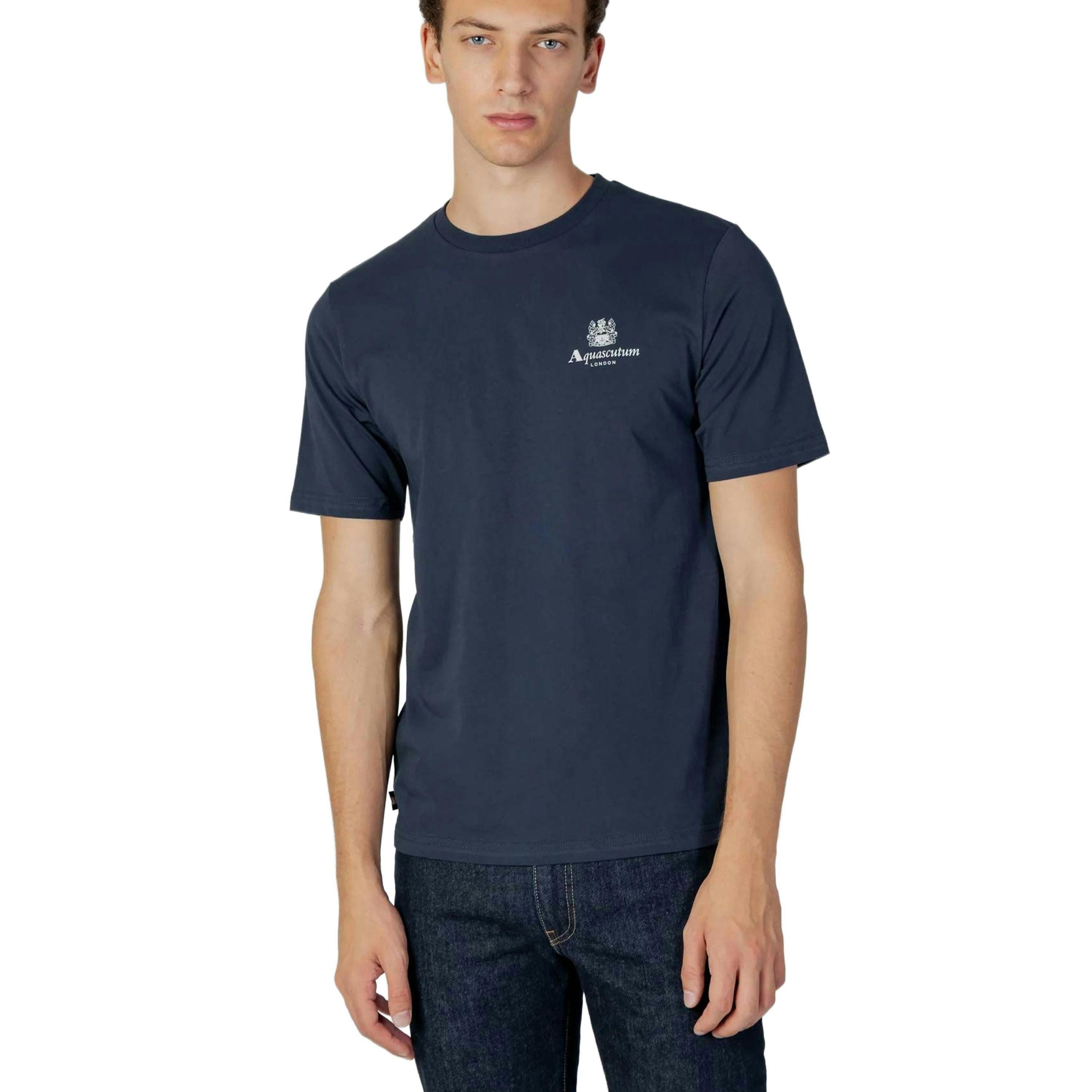 Aquascutum Mens London Aldis Logo T-Shirt , view 1 of 1