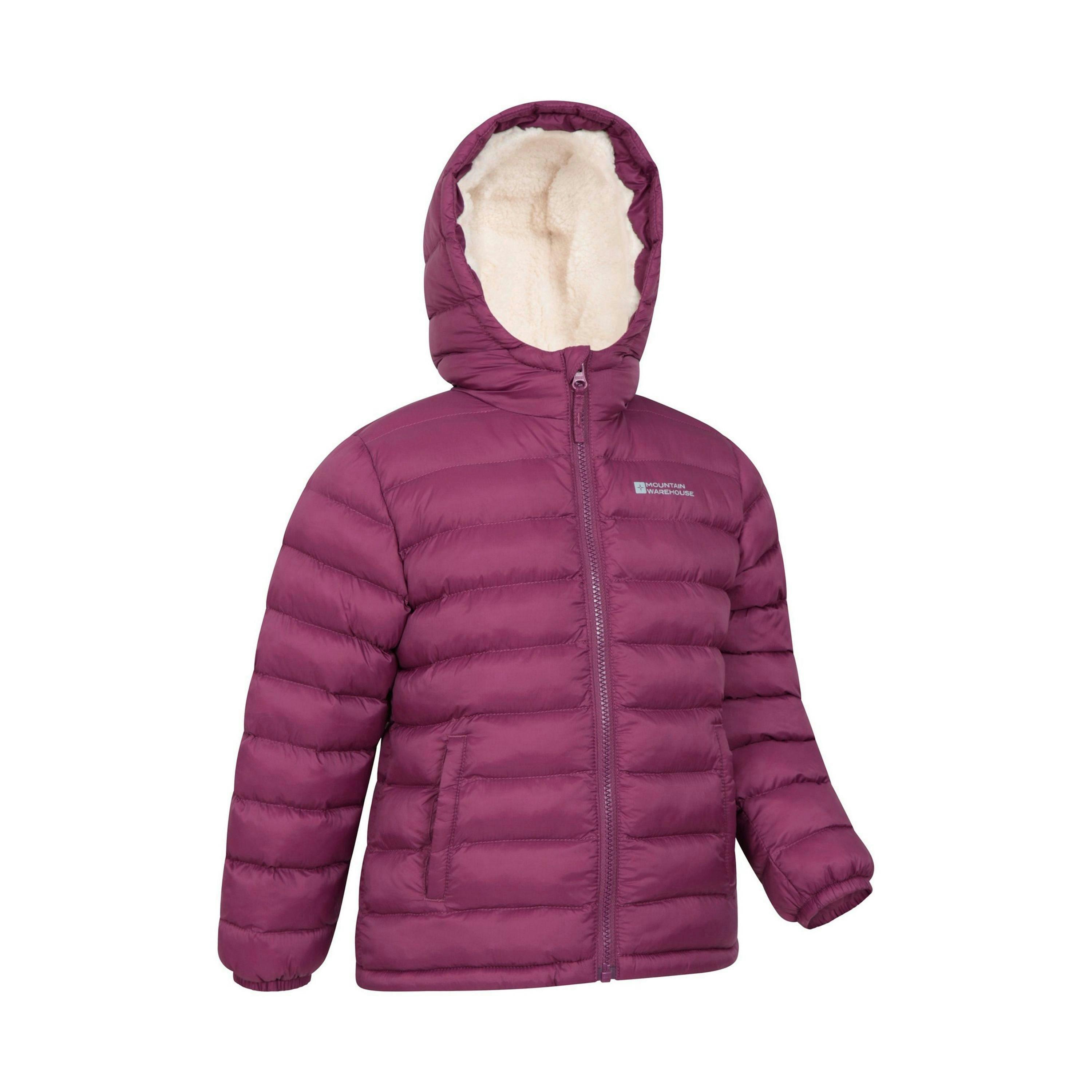 Mountain Warehouse Childrens/Kids Seasons Faux Fur Lined Padded Jacket , view 3 of 6