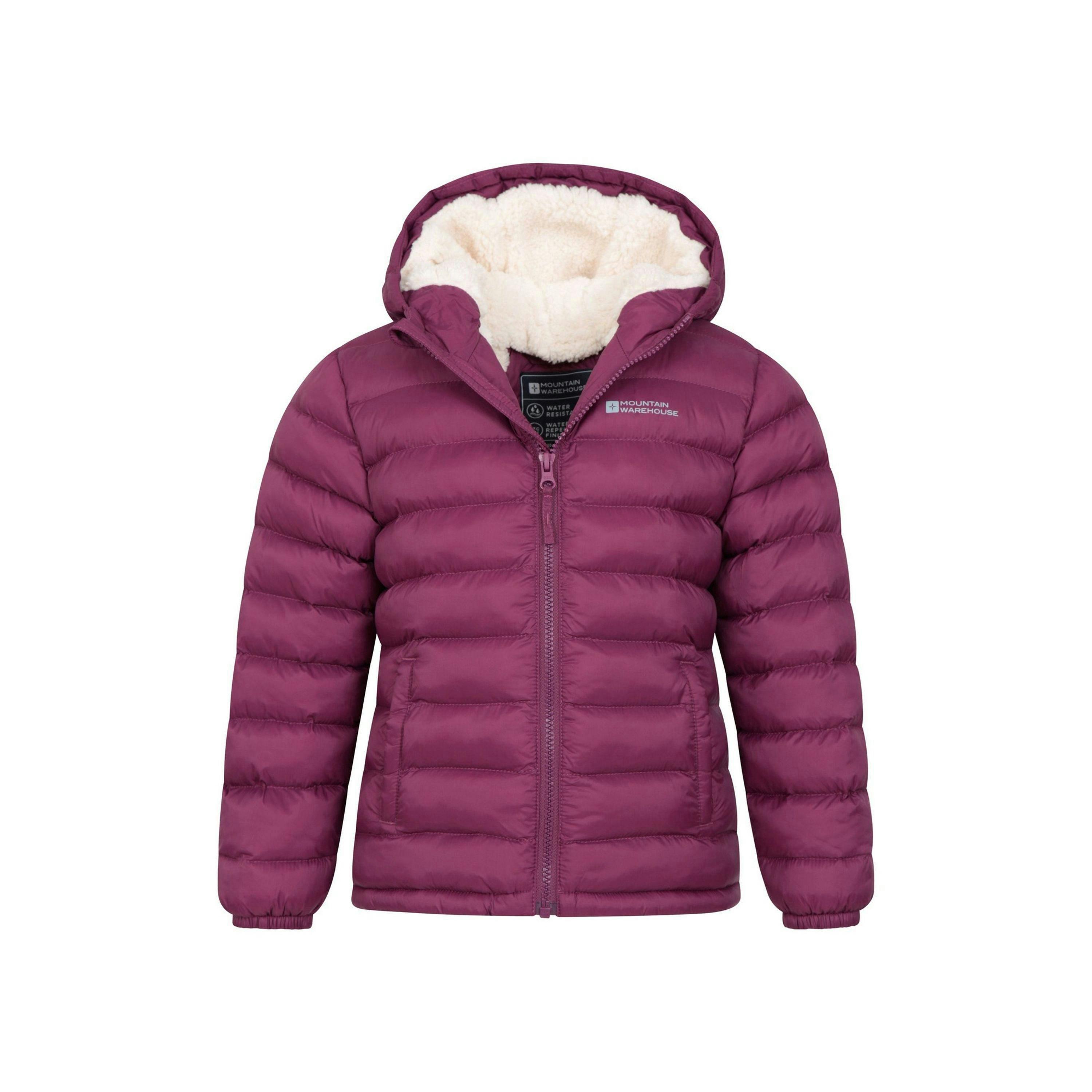 Mountain Warehouse Childrens/Kids Seasons Faux Fur Lined Padded Jacket , view 5 of 6