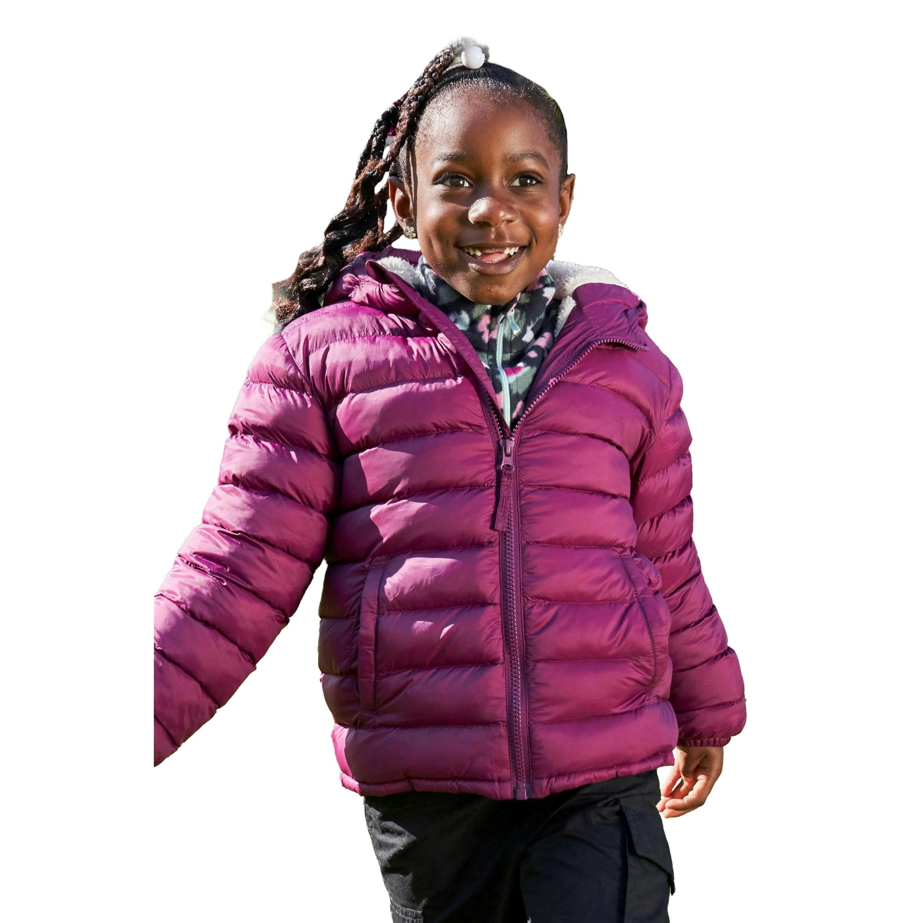 Mountain Warehouse Childrens/Kids Seasons Faux Fur Lined Padded Jacket , view 6 of 6