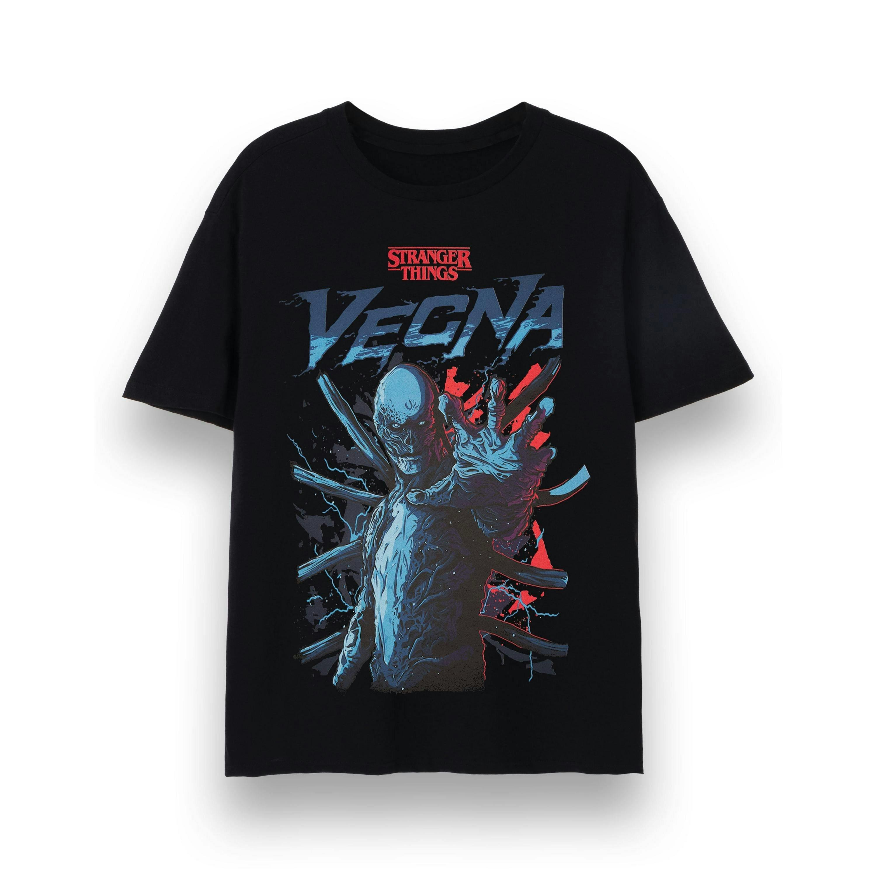 Stranger Things Mens Black Vecna Short Sleeved T-Shirt by Vanilla Underground , view 1 of 1
