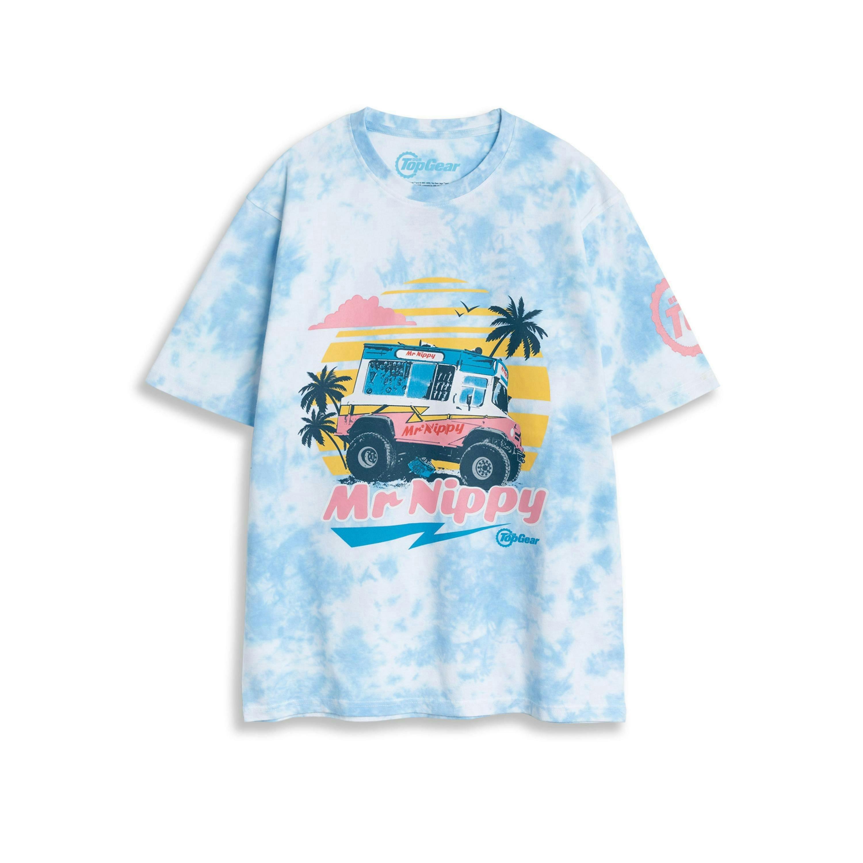 Top Gear Unisex Multicoloured Mr Nippy Short Sleeved T-Shirt by Vanilla Underground , view 1 of 1
