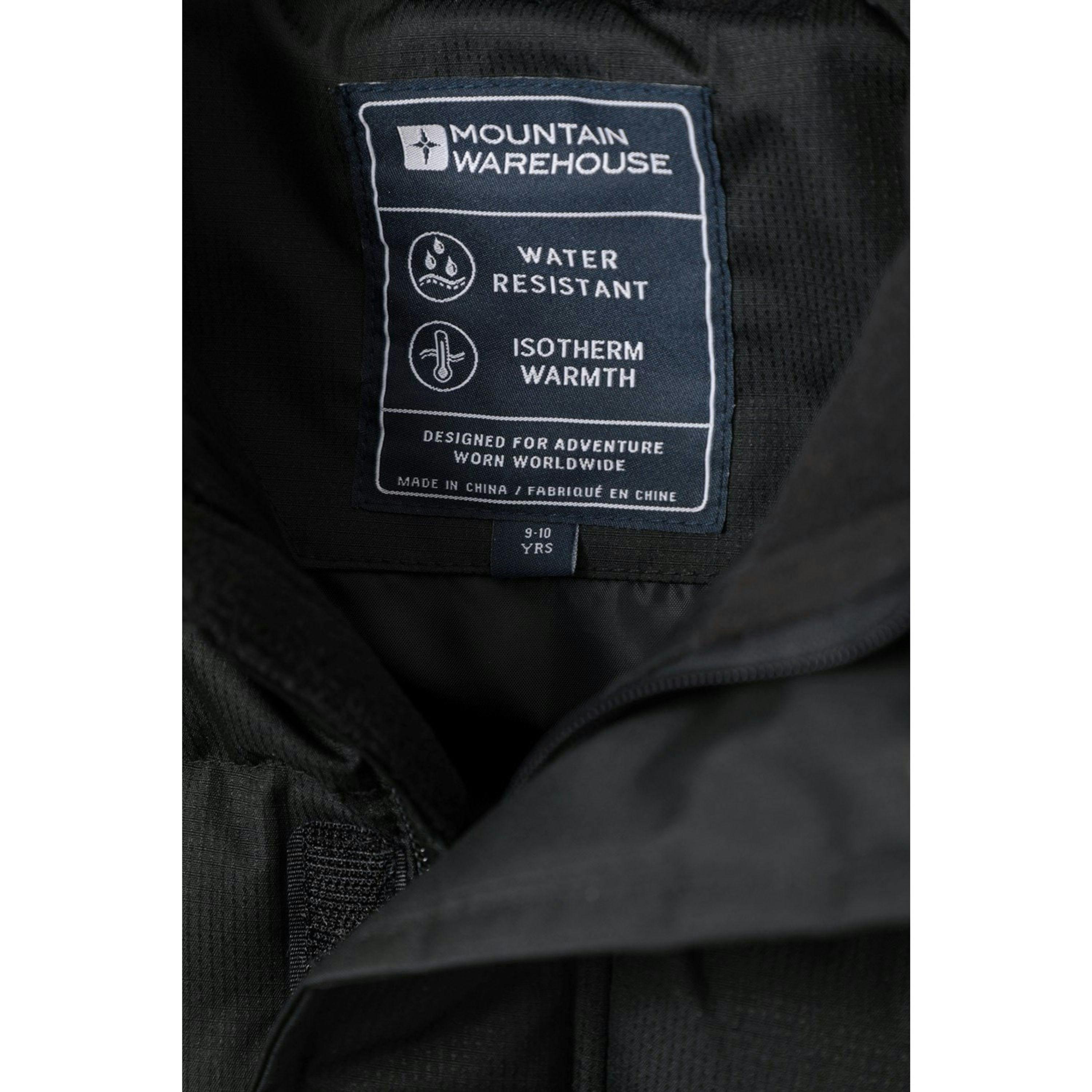 Mountain Warehouse Childrens/Kids Water Resistant Longline Padded Jacket , view 3 of 5
