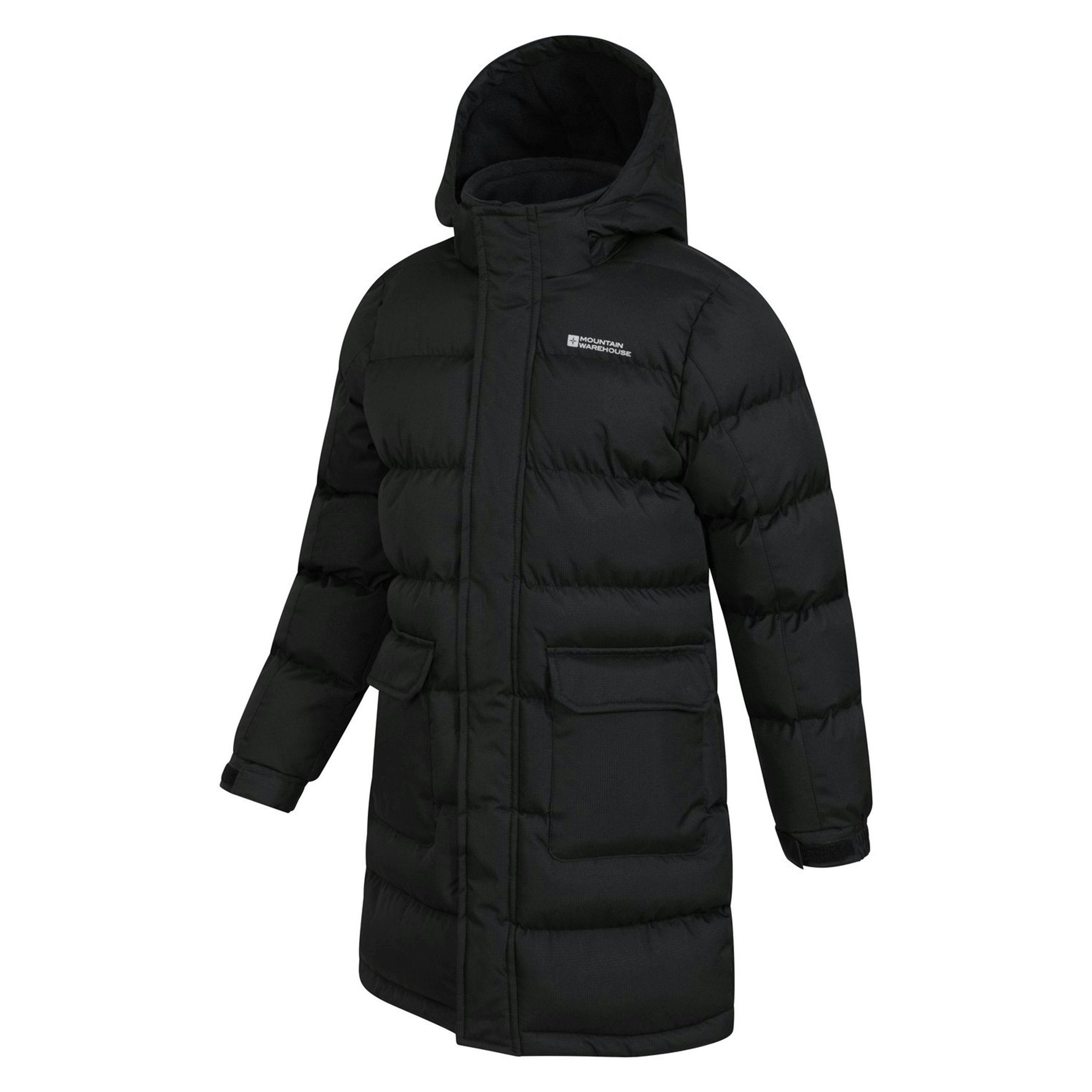Mountain Warehouse Childrens/Kids Water Resistant Longline Padded Jacket , view 4 of 5