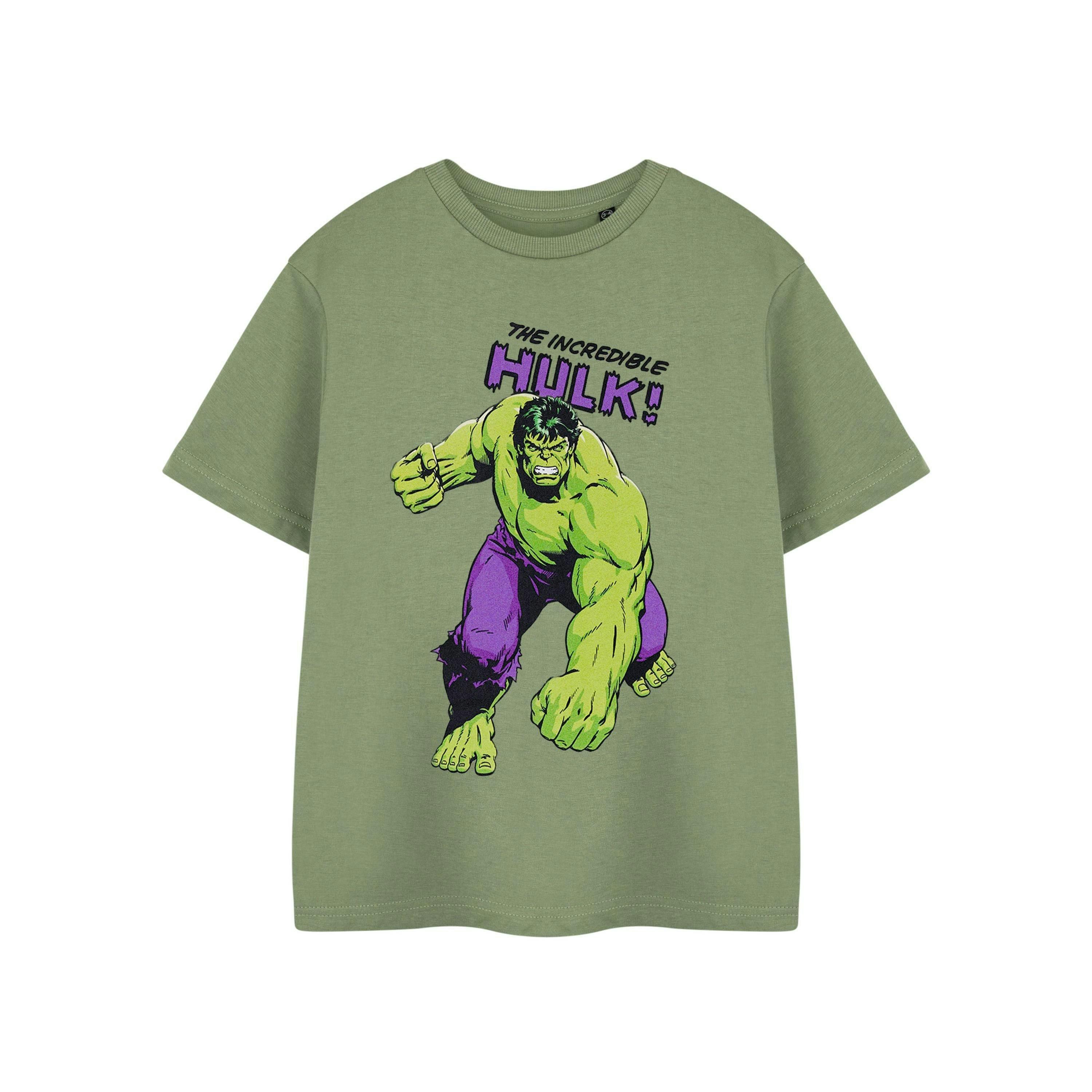 Marvel Boys Green Green Short Sleeved T-Shirt by Vanilla Underground , view 1 of 1