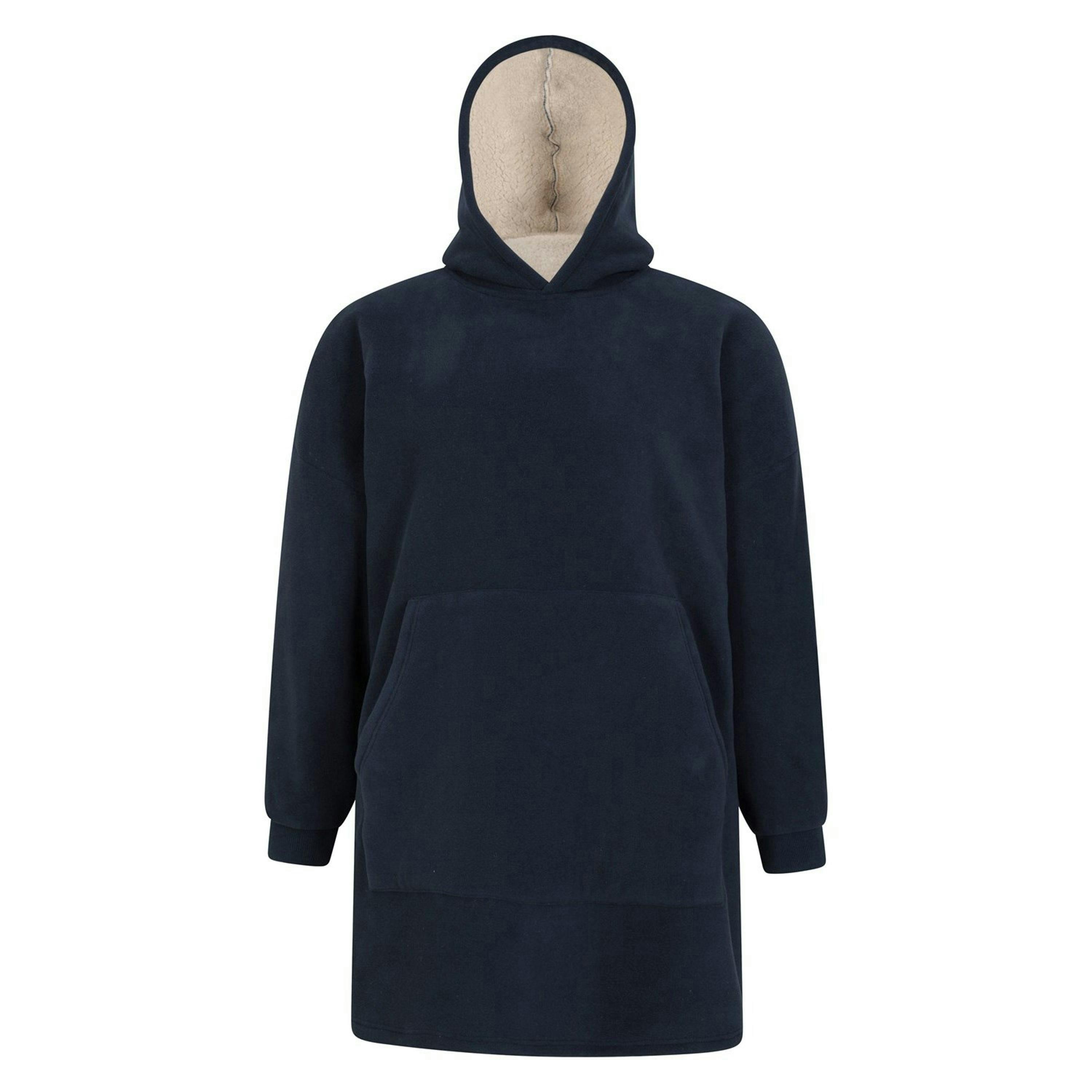 Mountain Warehouse Mens Snug Borg Hoodie Blanket , view 1 of 3