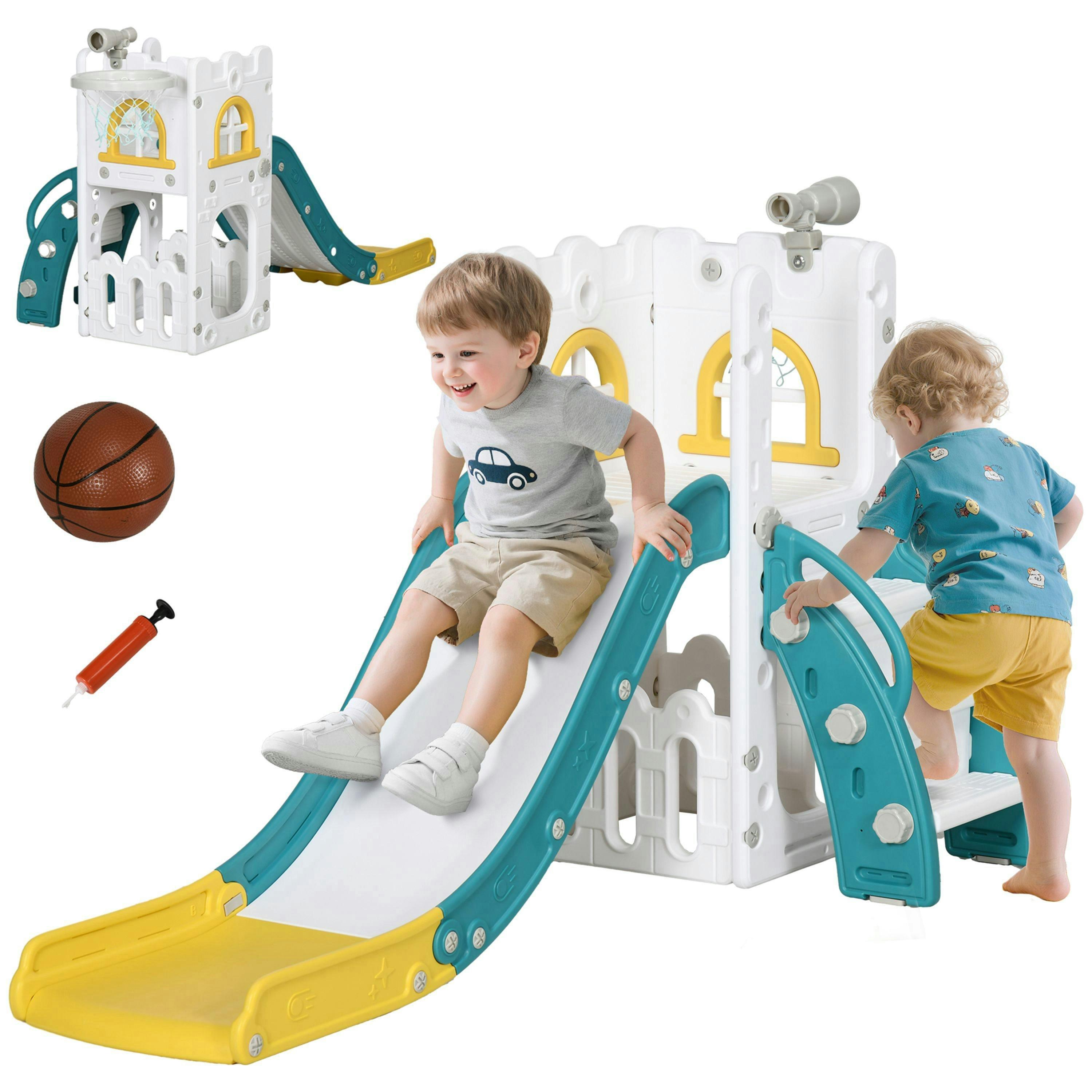 AIYAPLAY 5 in 1 Kids Slide for Indoor Use, for Toddlers 1-3 Years , view 2 of 5