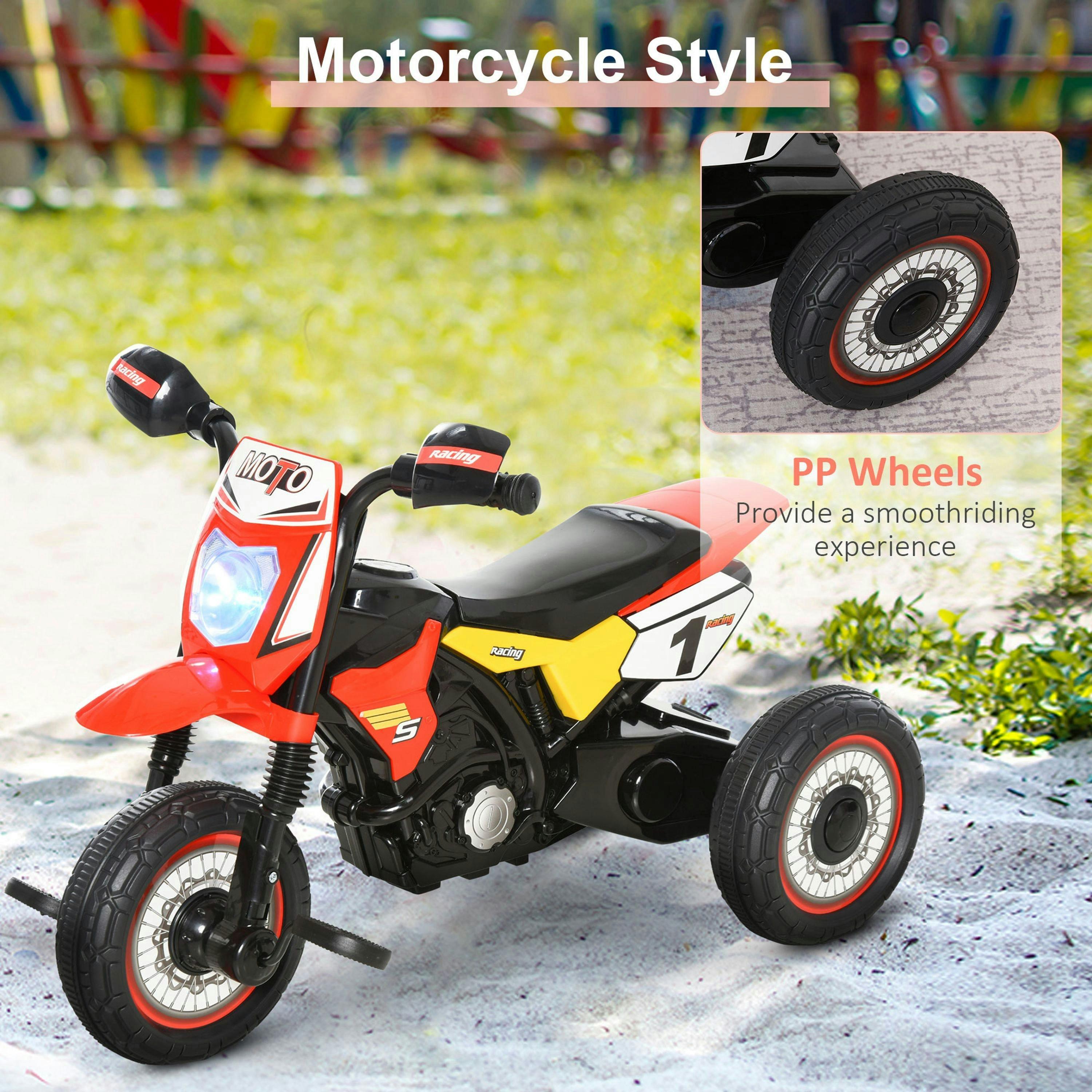 HOMCOM Toddler Pedal Tricycle Ride-On Learning Music Lights 18-36 M , view 5 of 5