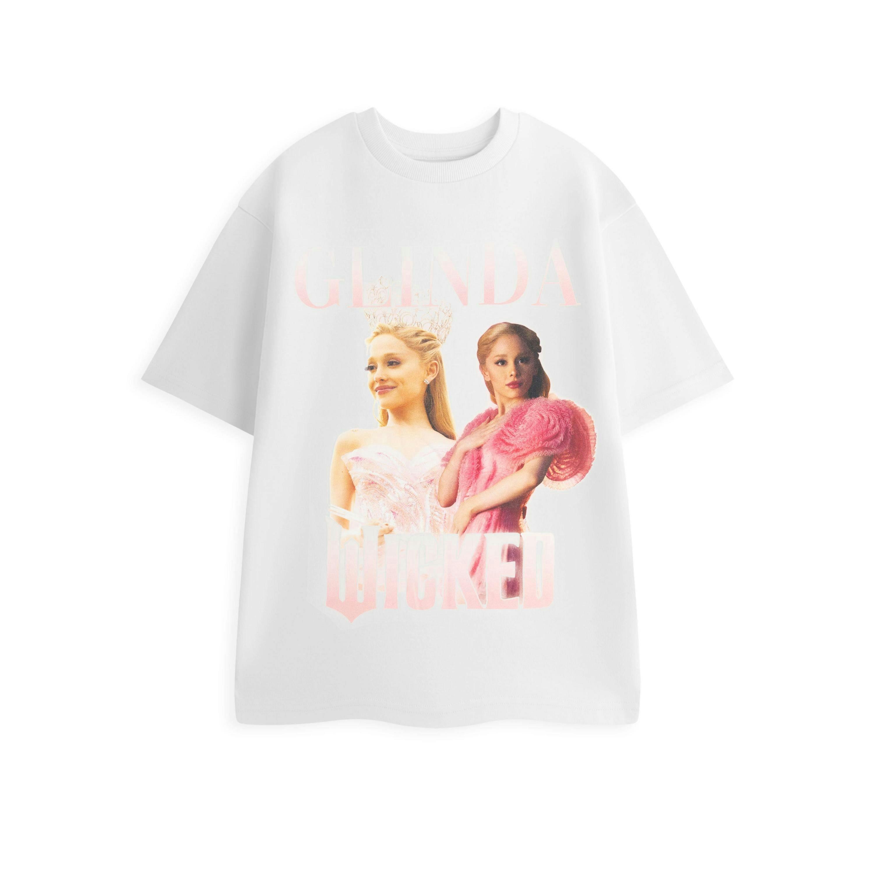 Wicked Womens White Glinda Womens Short Sleeved T-Shirt by Vanilla Underground , view 1 of 1