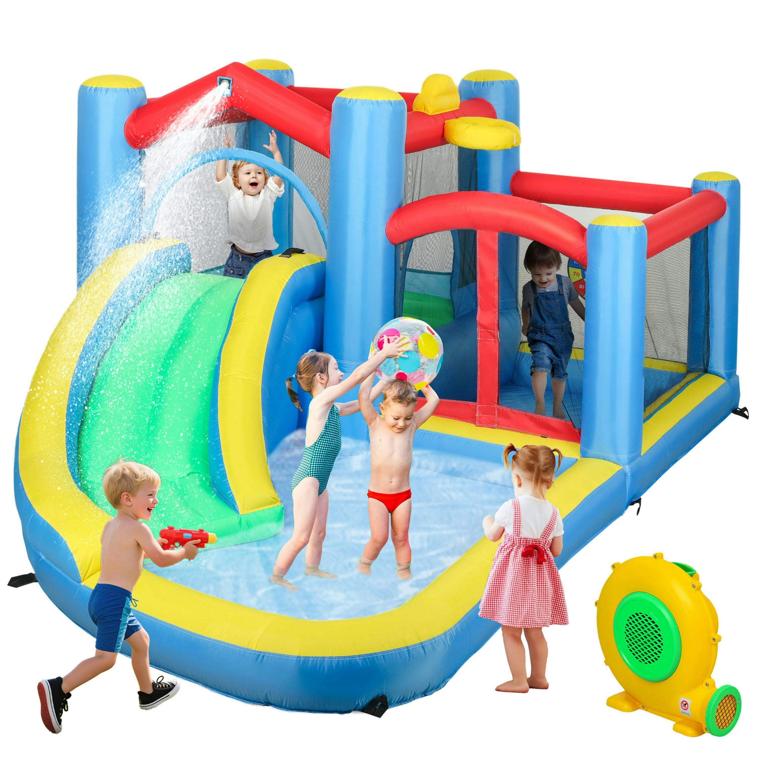 AIYAPLAY Inflatable Bouncy Castle with 550W Blower, 385 x 290 x 180 cm , view 2 of 6
