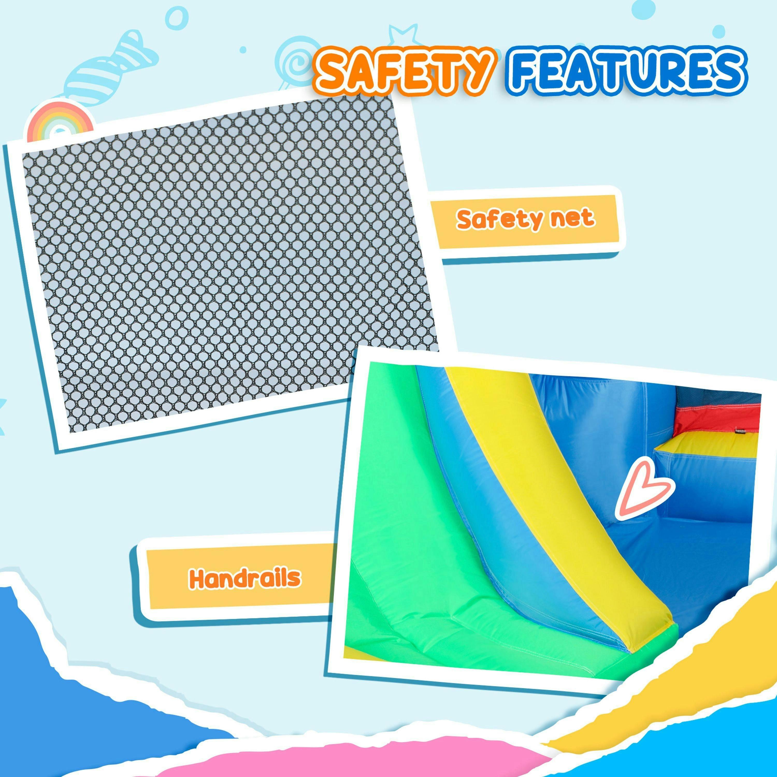 AIYAPLAY Inflatable Bouncy Castle with 550W Blower, 385 x 290 x 180 cm , view 6 of 6