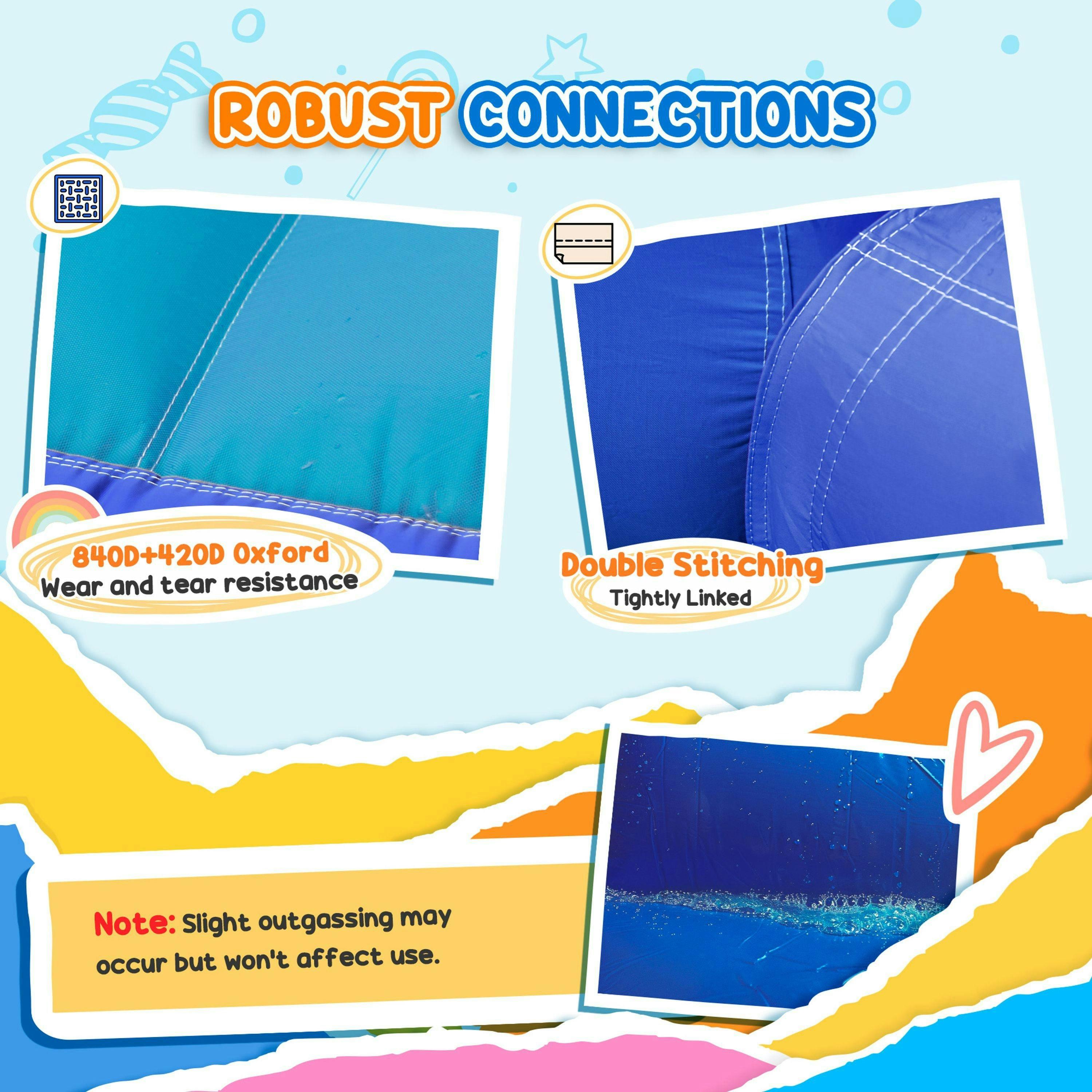 AIYAPLAY 5 in 1 Bouncy Castle for Children with 550W Blower, Water Slide , view 6 of 6