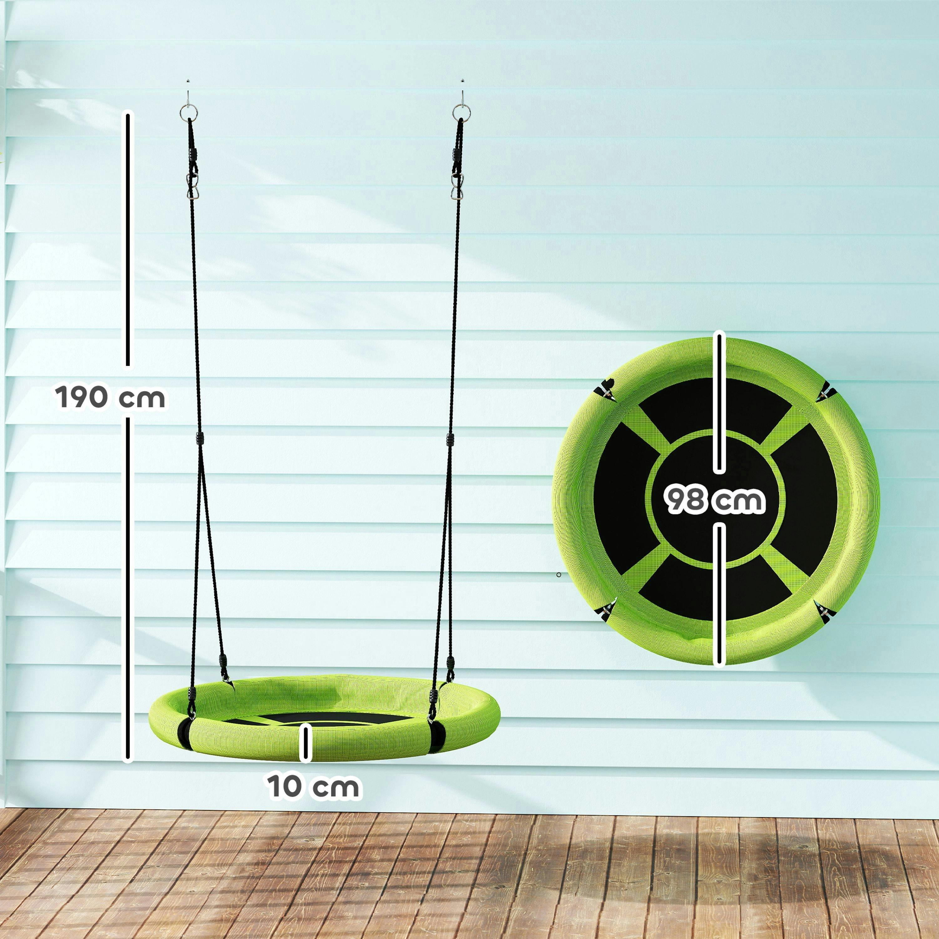 AIYAPLAY Nest Swing Set, 100cm Saucer Tree Swing Set for Kids , view 3 of 6