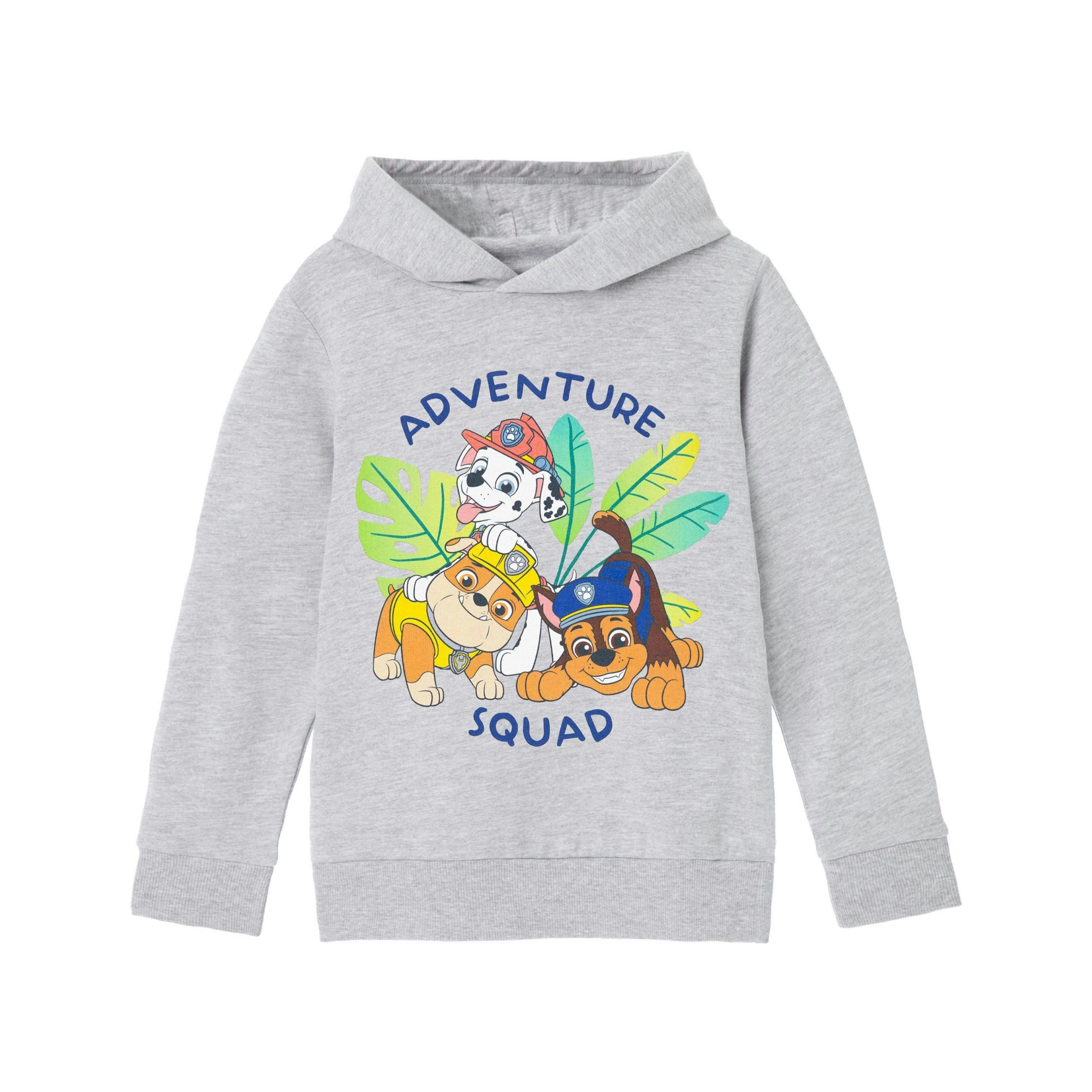 Paw Patrol Boys Grey Advernture Squad Hoodie by Vanilla Underground , view 1 of 1