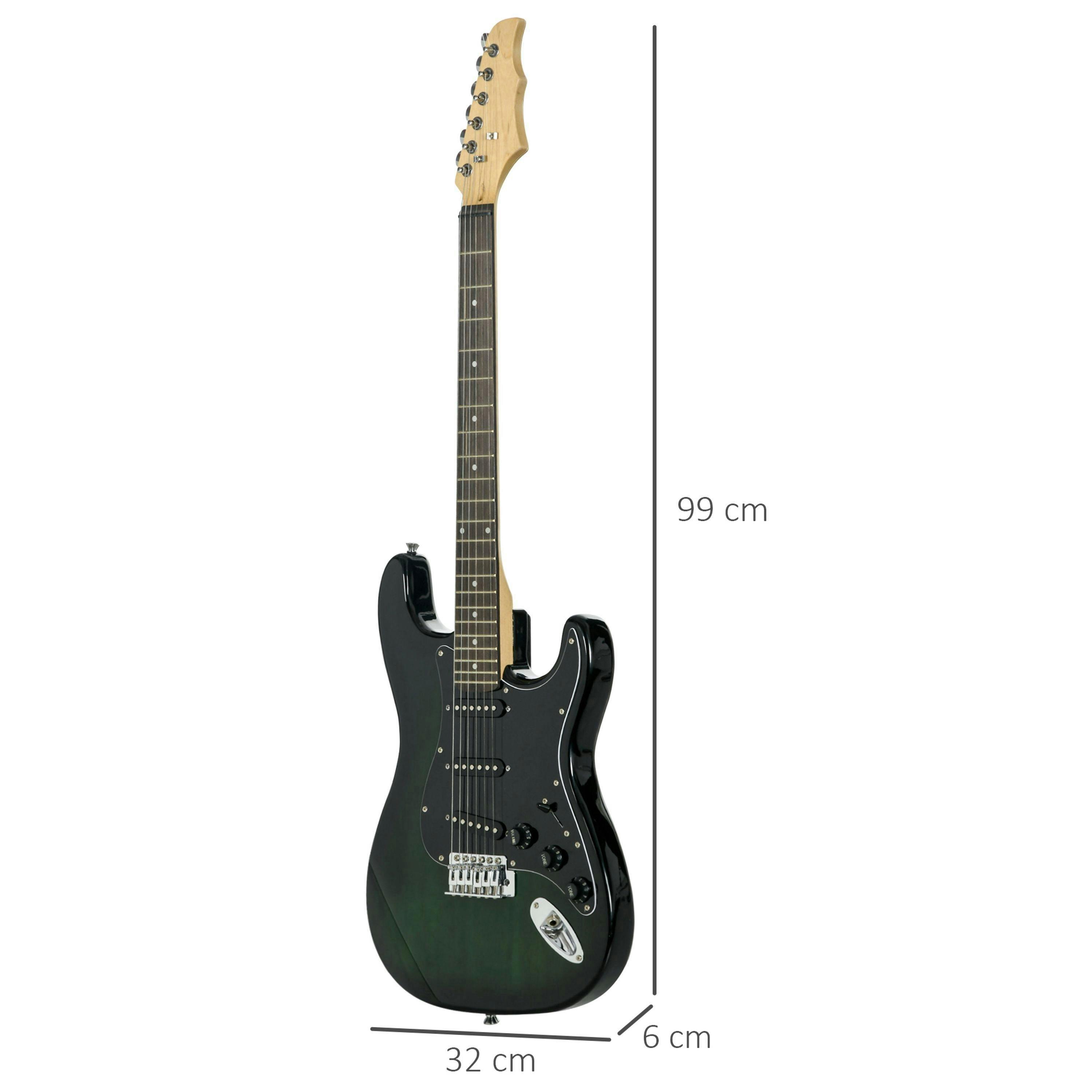 SPORTNOW Six-String Electric Guitar w/ 15W Amp, Digital Turner, Picks, Bag , view 3 of 5