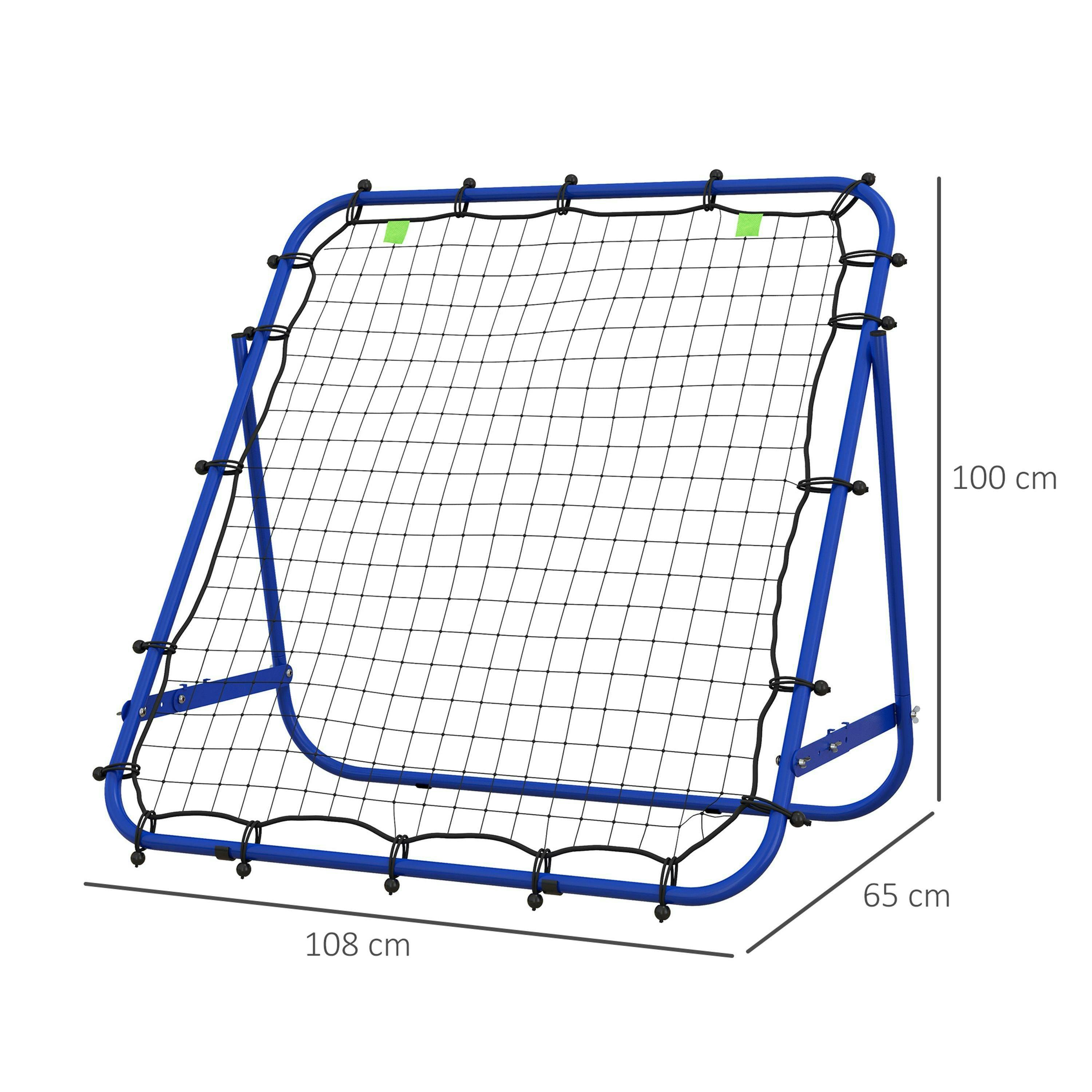 HOMCOM Rebounder Net Kids Adults Football Training Aid Adjustable , view 3 of 5