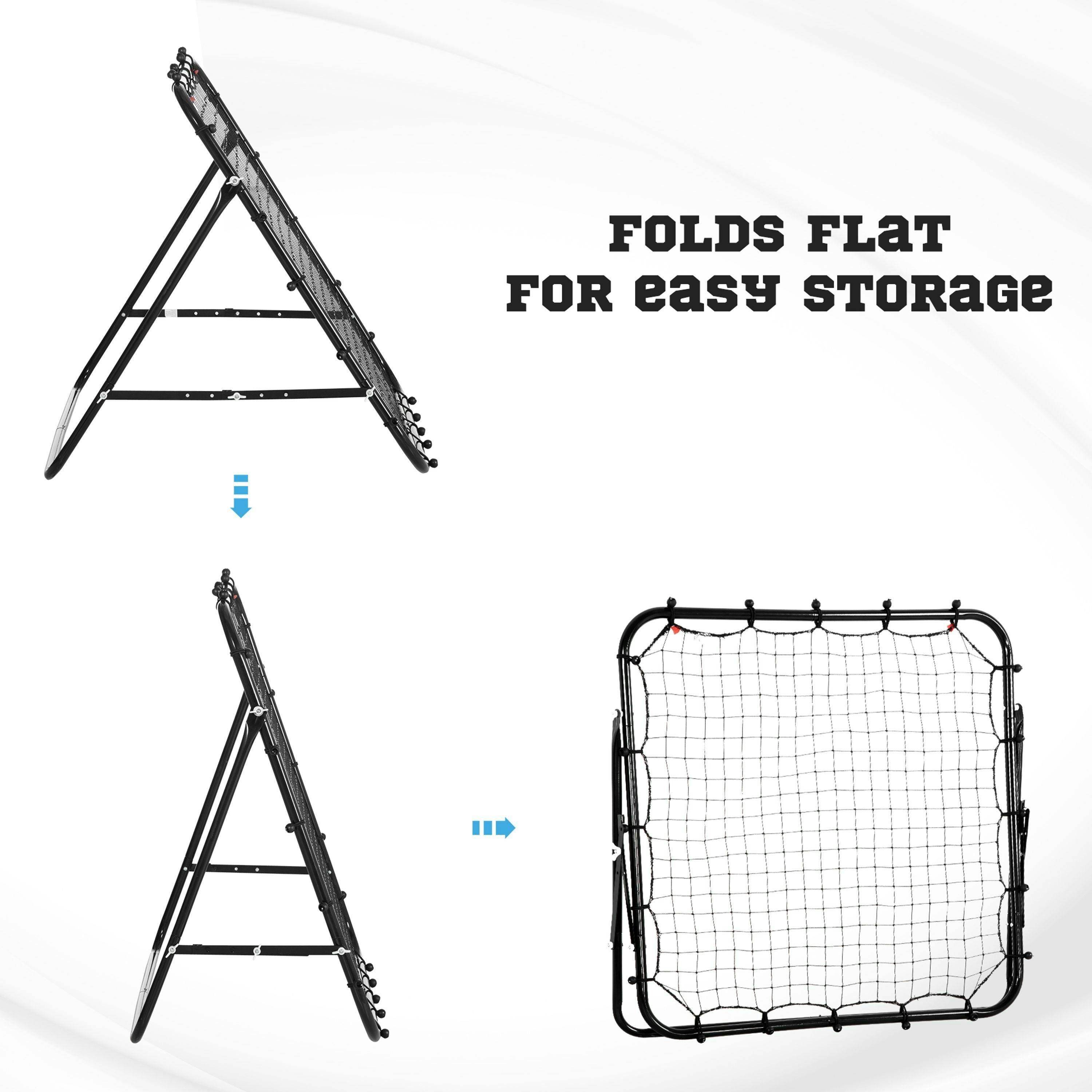 HOMCOM Rebounder Net Goal for Kids, Adults, Baseball, Football Training , view 4 of 5