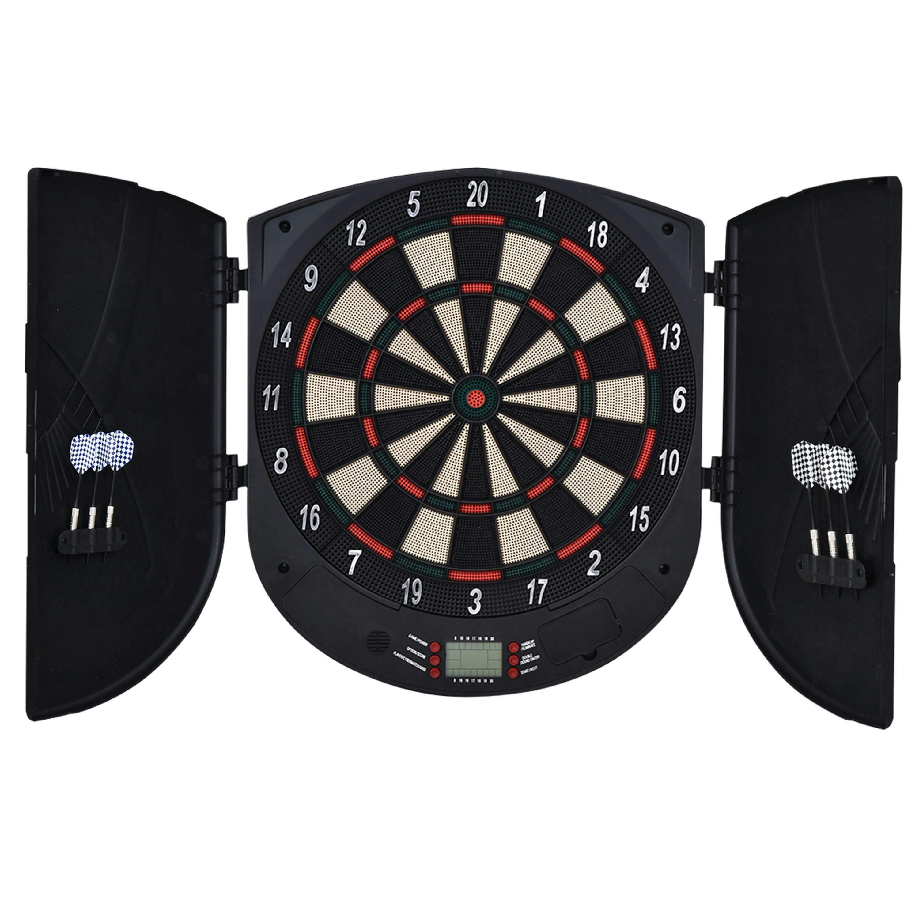 HOMCOM  Electronic Dartboard Set 26 Games and 185 Variations with 6 Darts , view 2 of 5