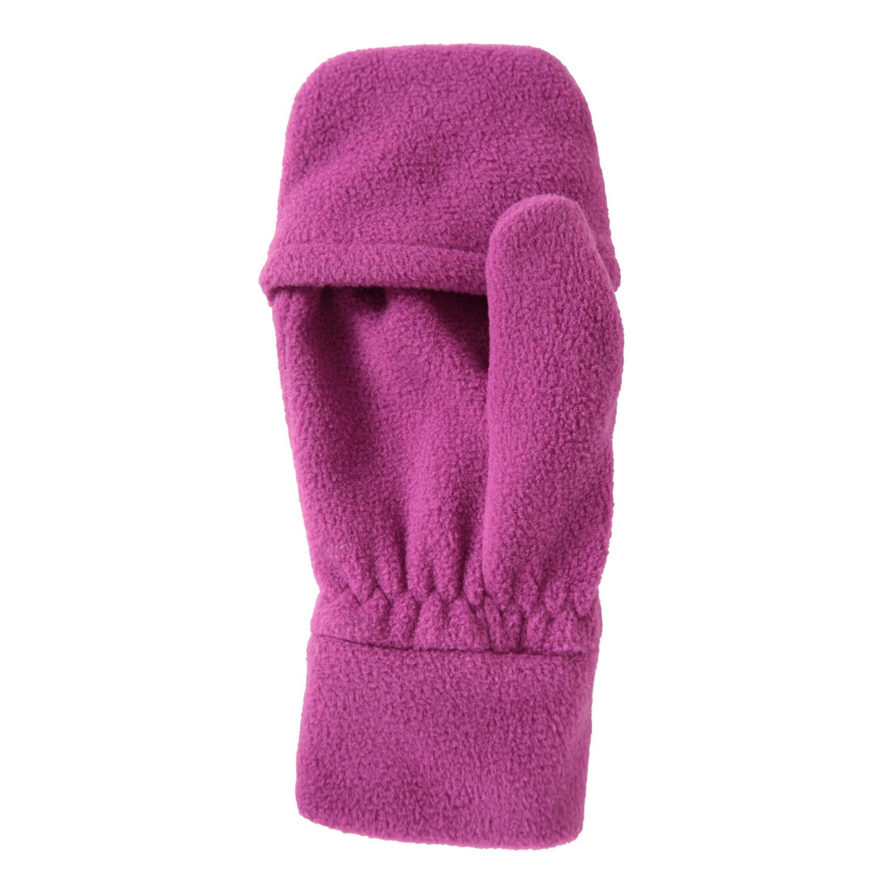 Mountain Warehouse Childrens/Kids Fingerless Fleece Mittens , view 2 of 5