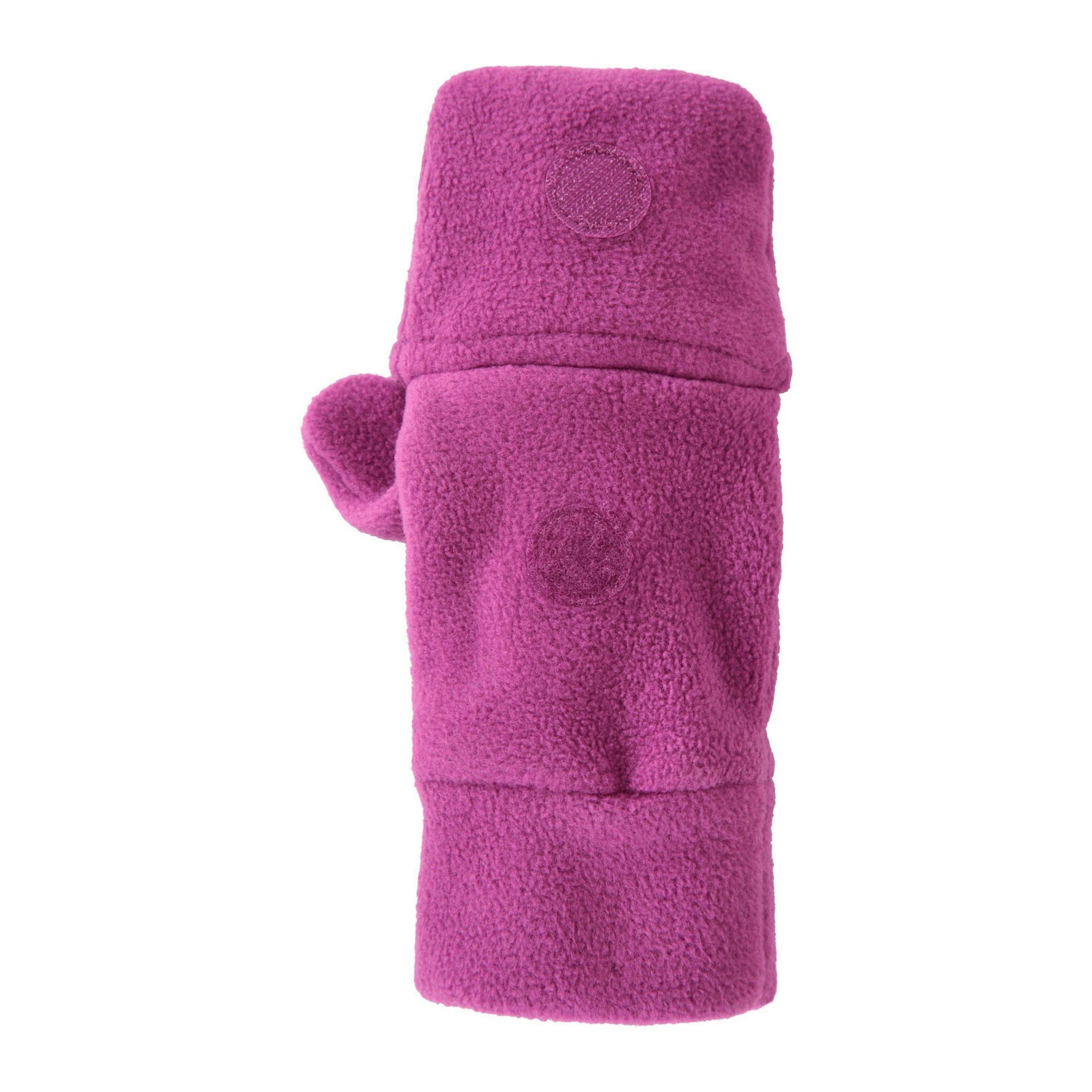 Mountain Warehouse Childrens/Kids Fingerless Fleece Mittens , view 4 of 5