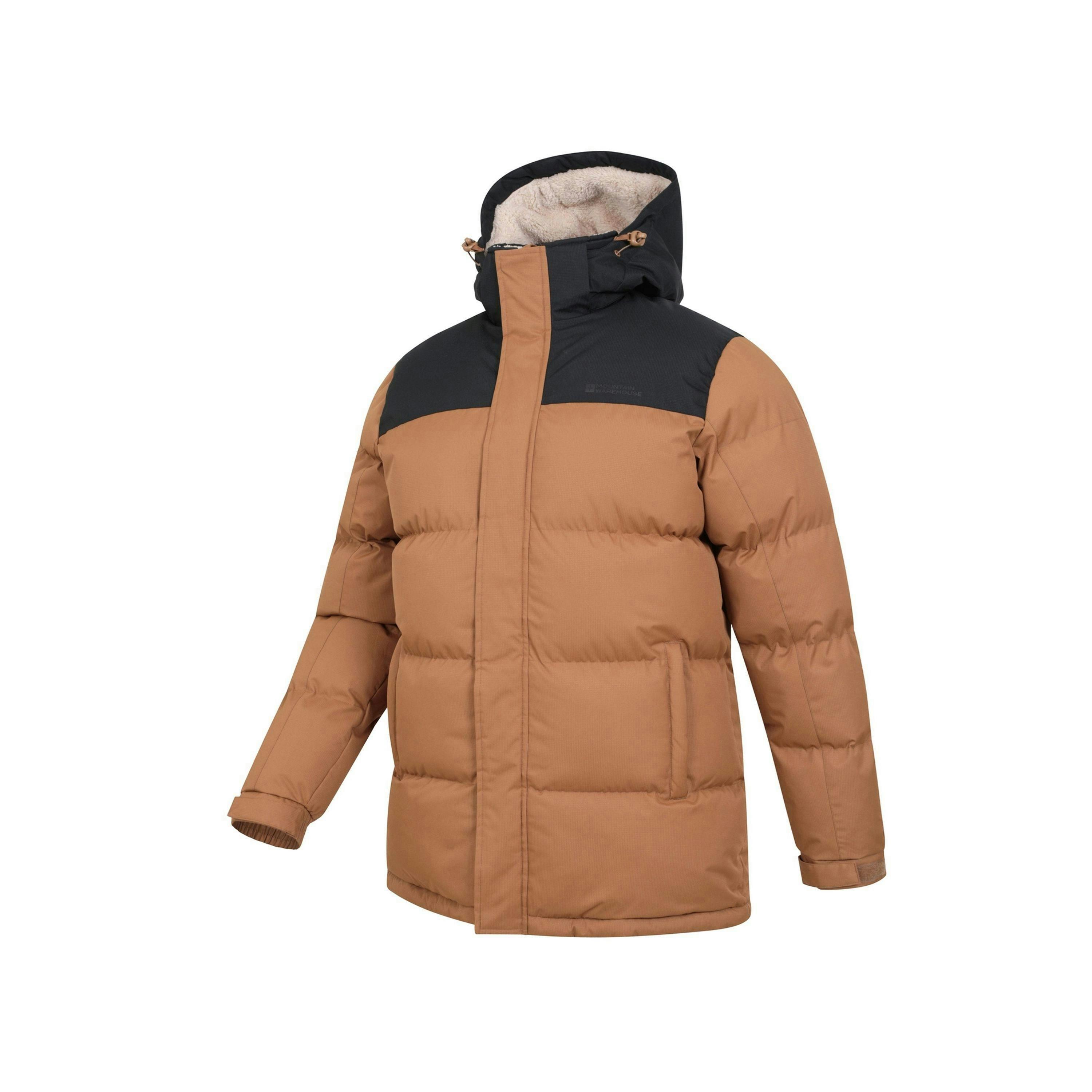 Mountain Warehouse Mens Snow Borg Lined Padded Jacket , view 3 of 3