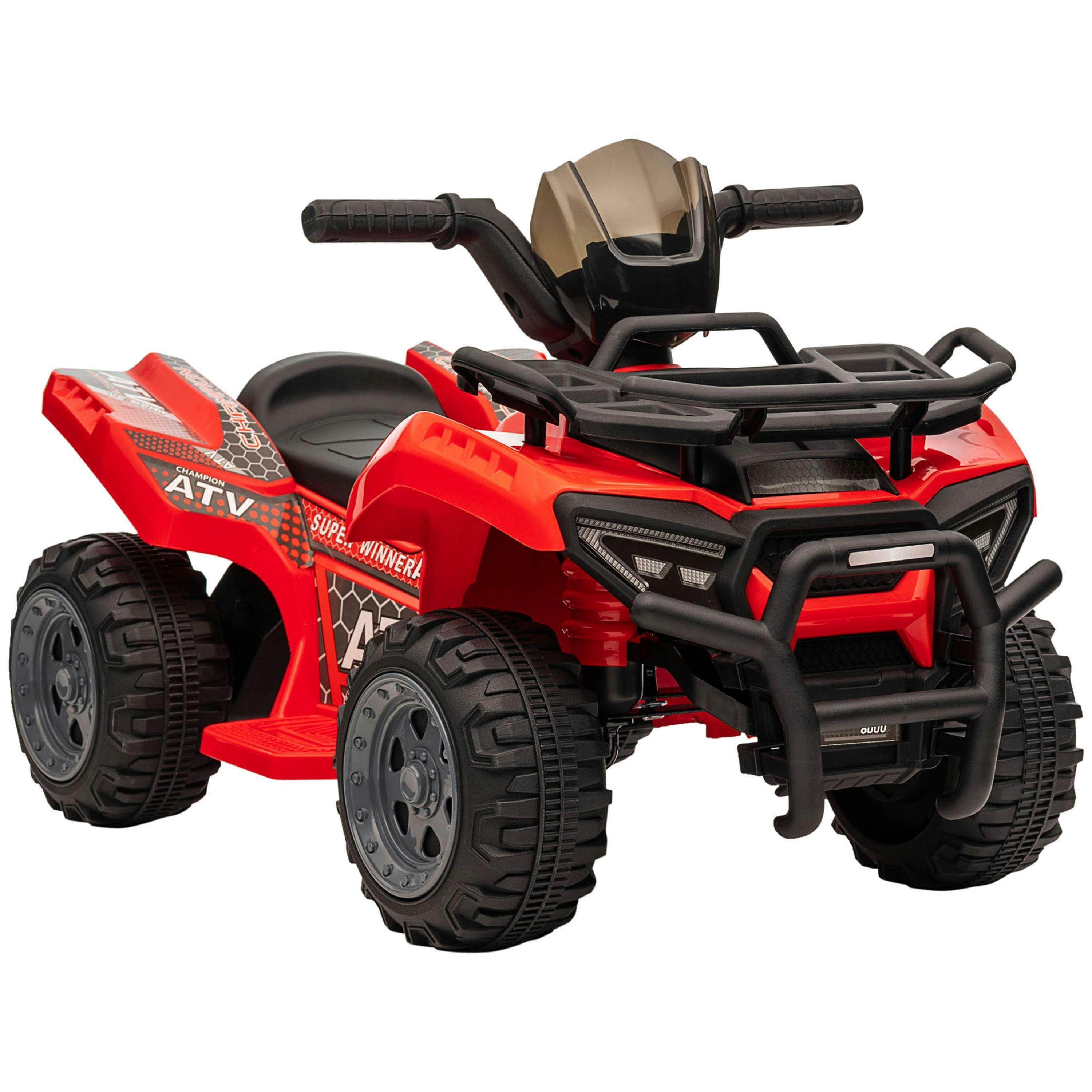 HOMCOM 6V Kids Electric Ride on Car Toddlers Quad Bike 18-36 Months , view 2 of 6
