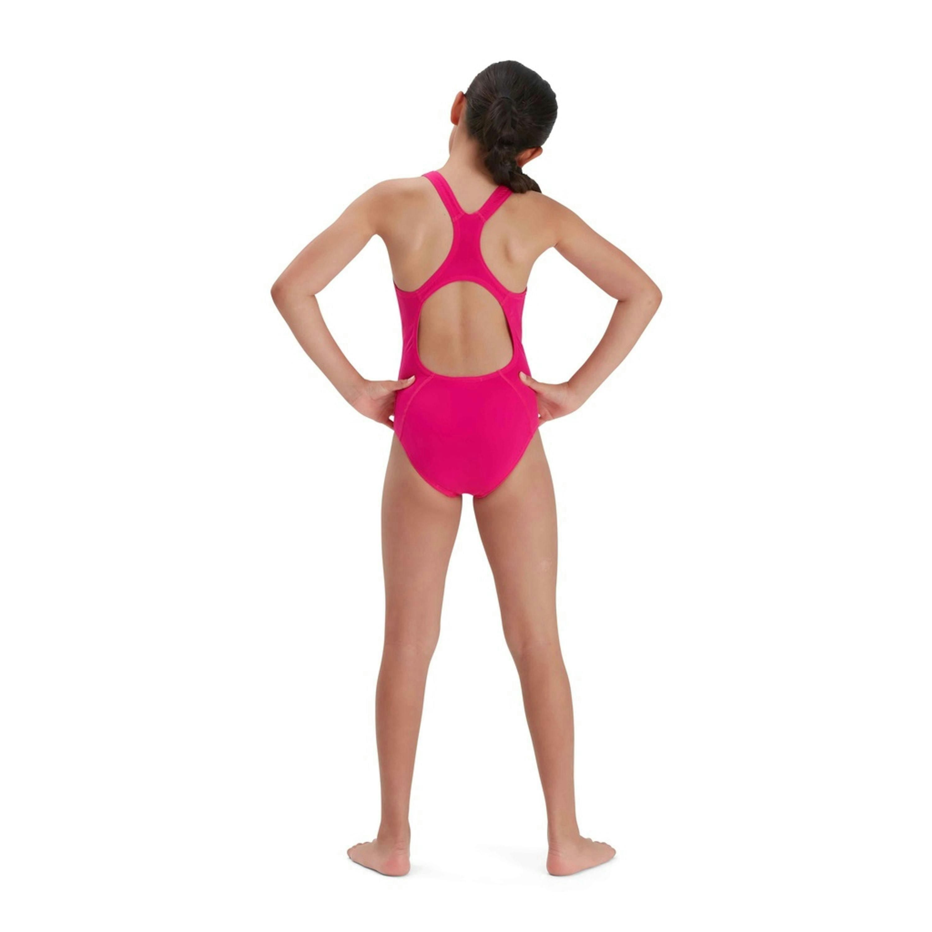 Speedo Girls Medalist Eco Endurance+ One Piece Swimsuit , view 3 of 5