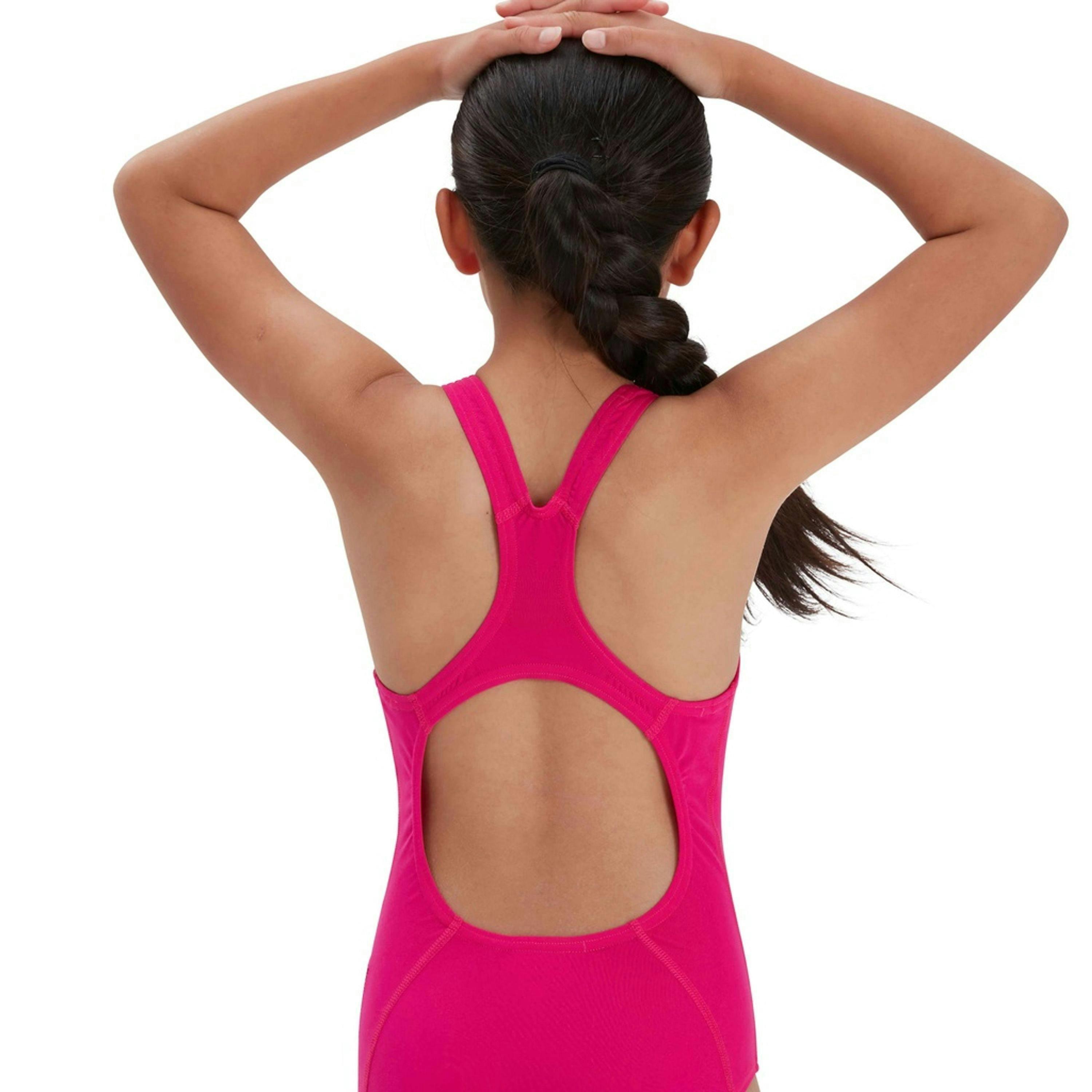 Speedo Girls Medalist Eco Endurance+ One Piece Swimsuit , view 4 of 5