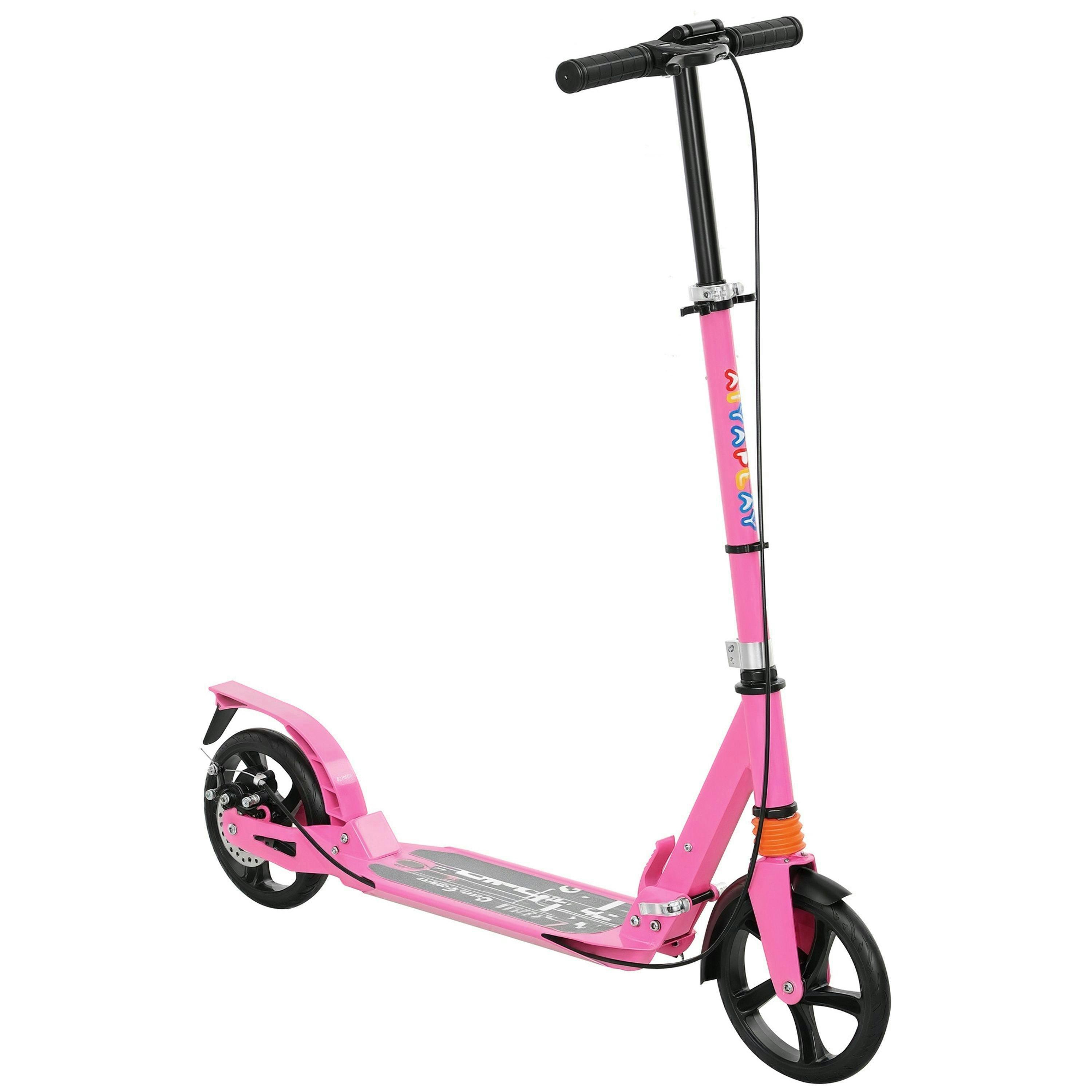 AIYAPLAY Kids Scooter for Ages 6-12 Years, Foldable Kick Scooter with 4 Levels, Adjustable Handlebar, Dual Brake System, 200mm Wheels, ABEC-7 Bearings , view 2 of 6